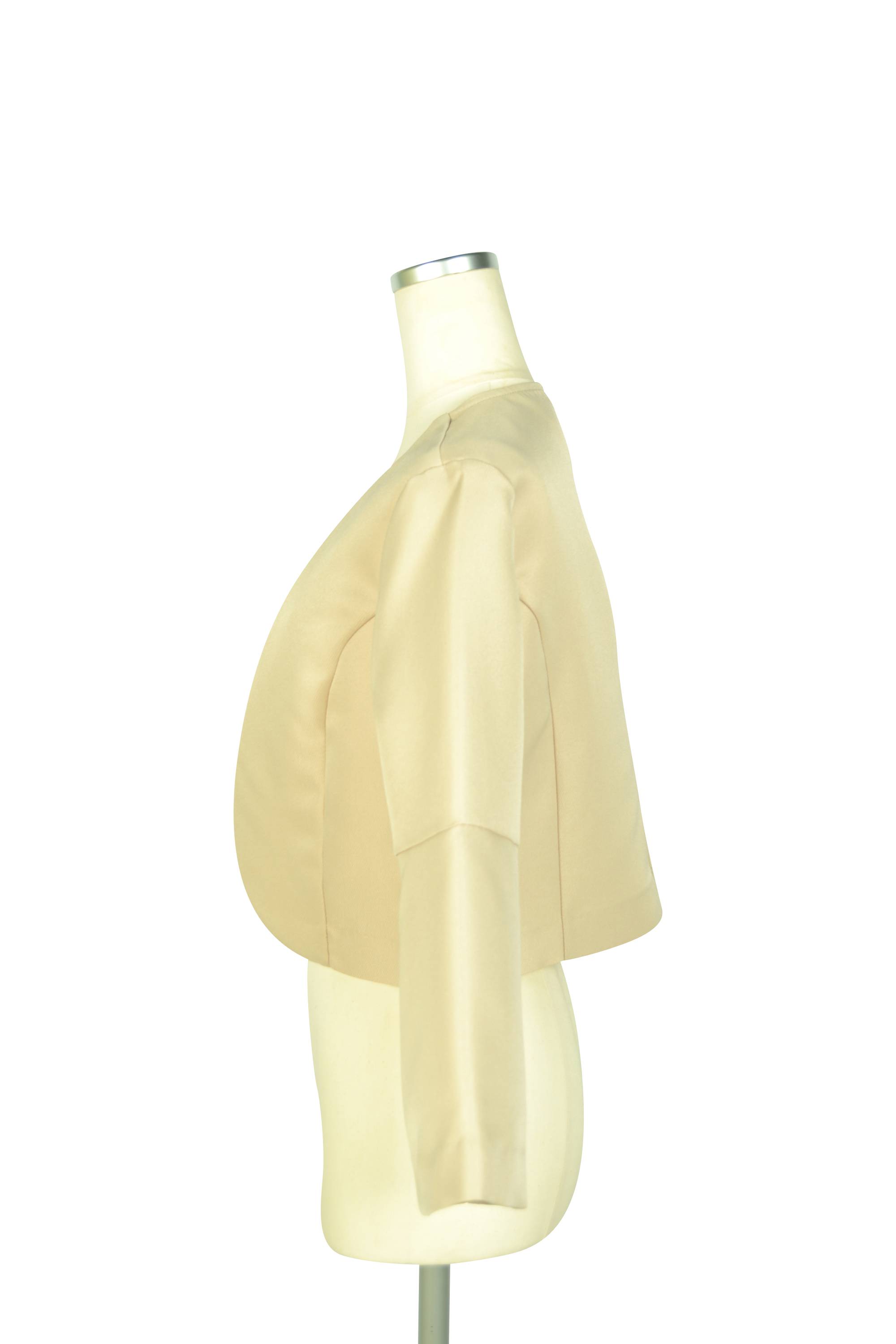 ベル袖ベージュジャケット