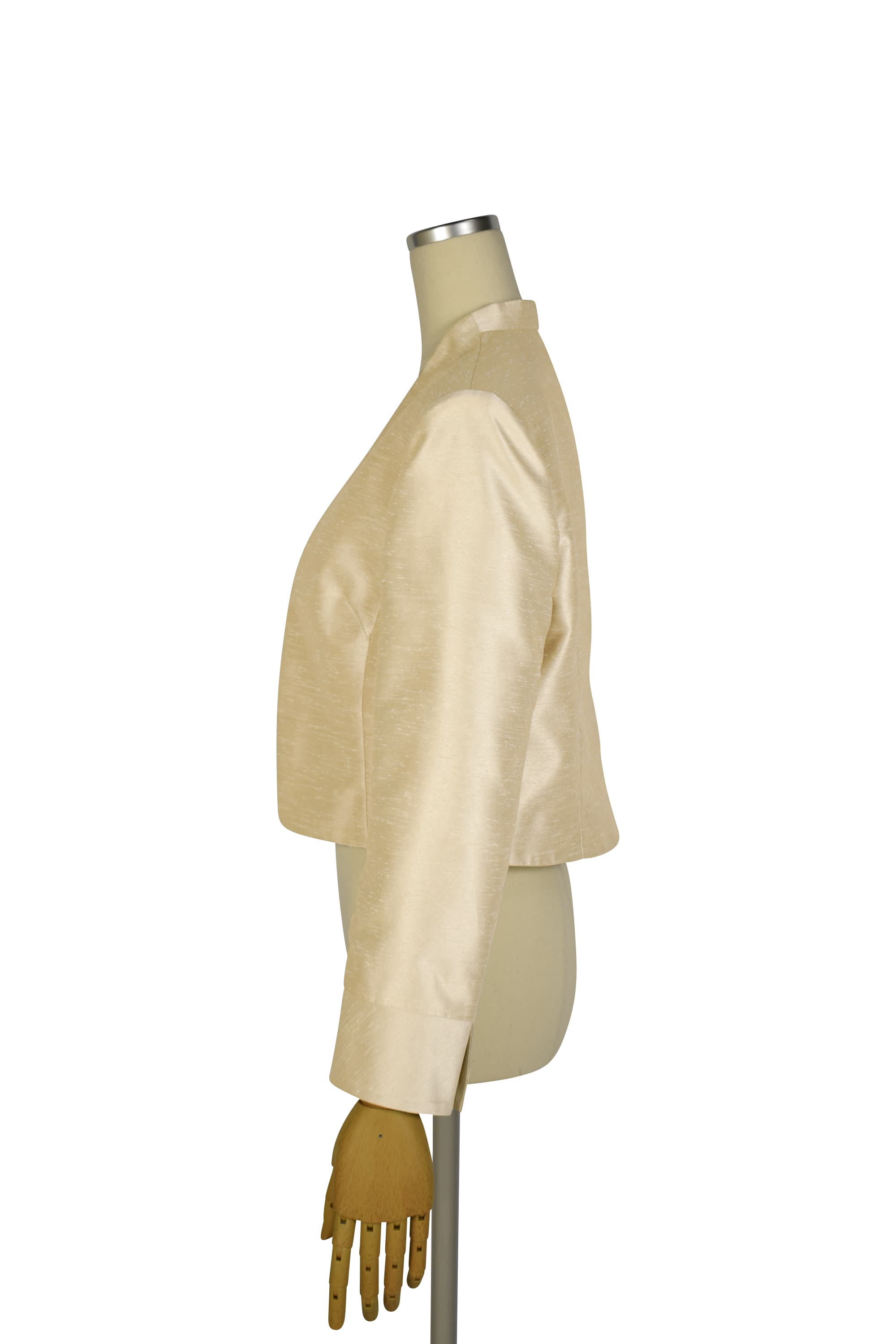 長袖シャンタンシャンパンジャケット