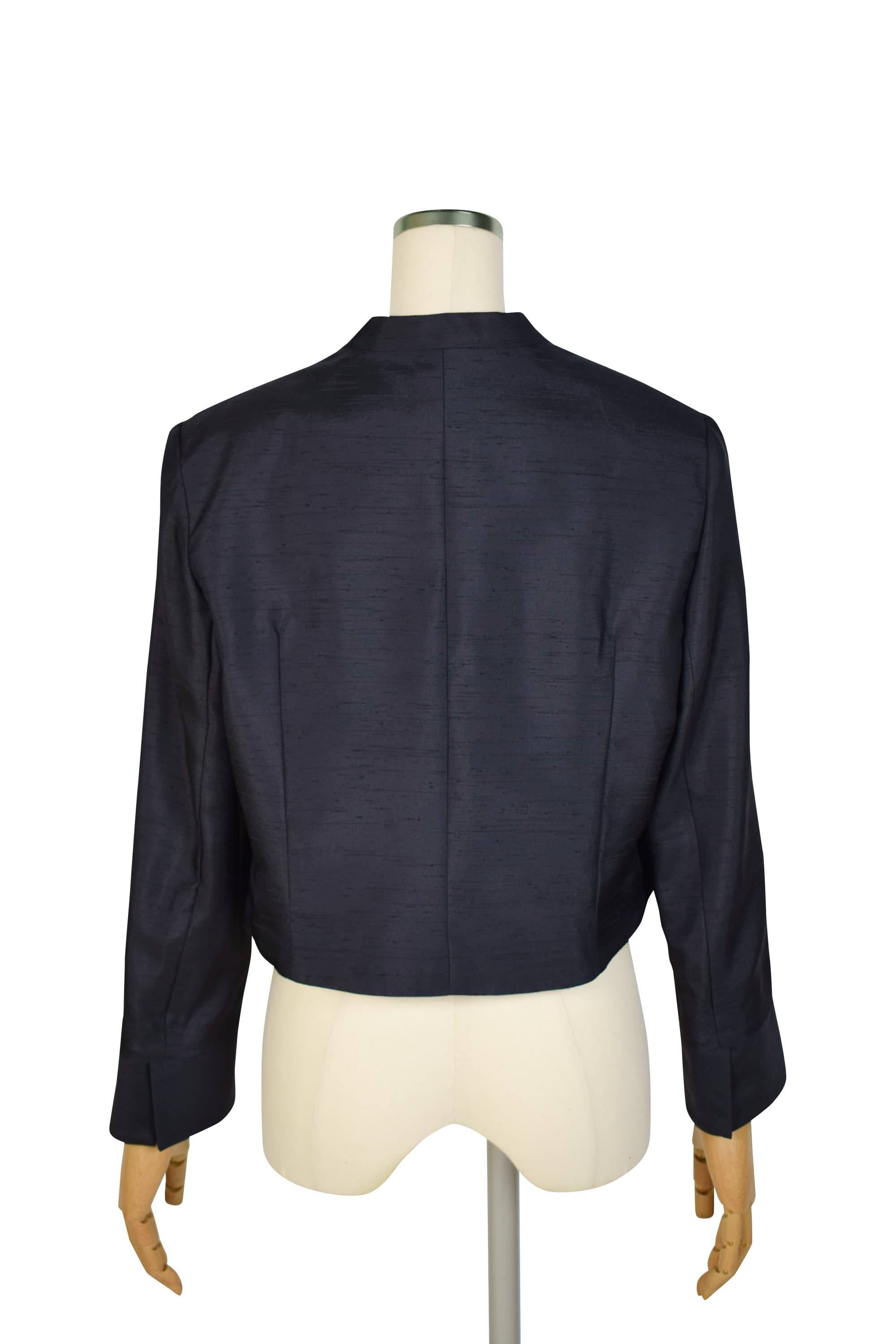 長袖シャンタンネイビージャケット