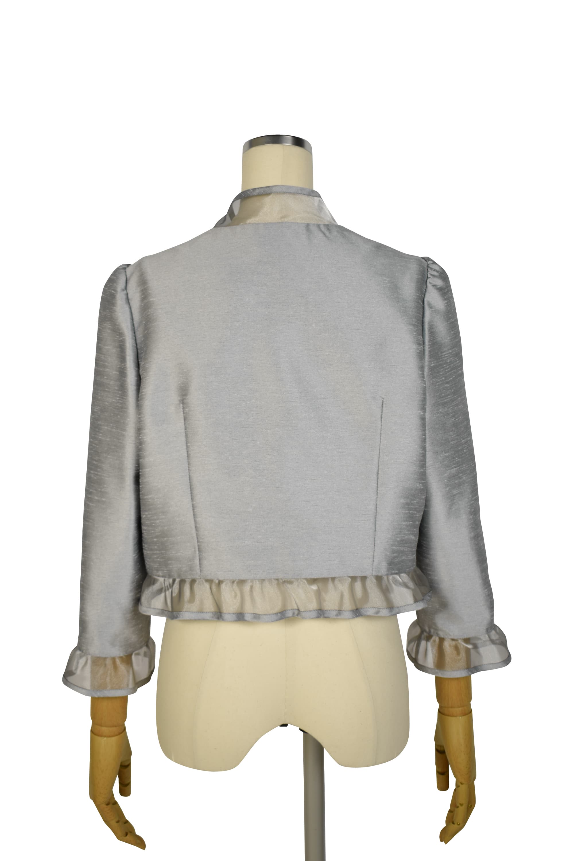 オーガンジーフリルグレージャケット