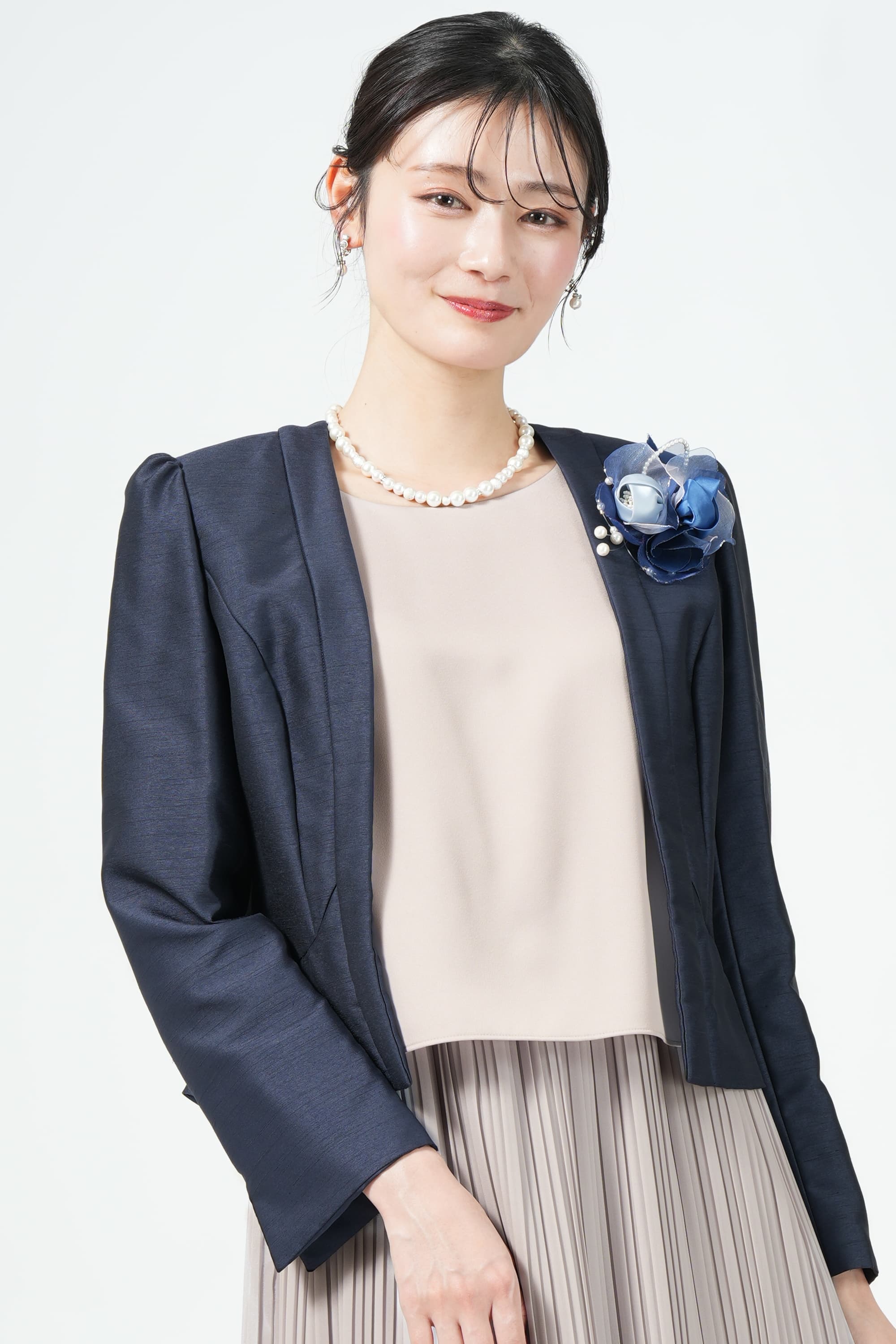 Genet Vivien フォーマルネイビージャケット (M) をレンタル - 結婚式