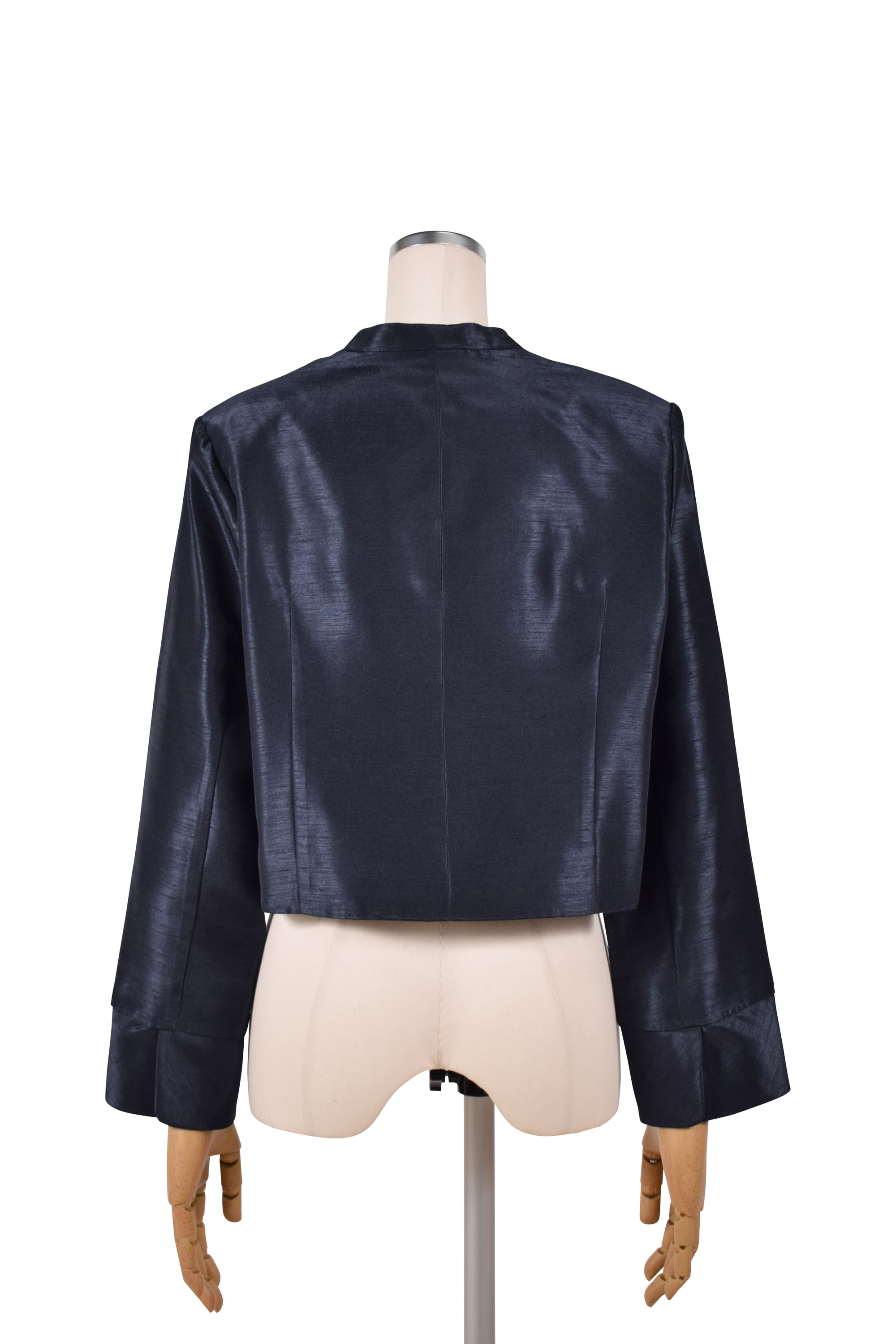 LUXE GRACE シンプル光沢ネイビージャケット (M〜L) をレンタル - 結婚