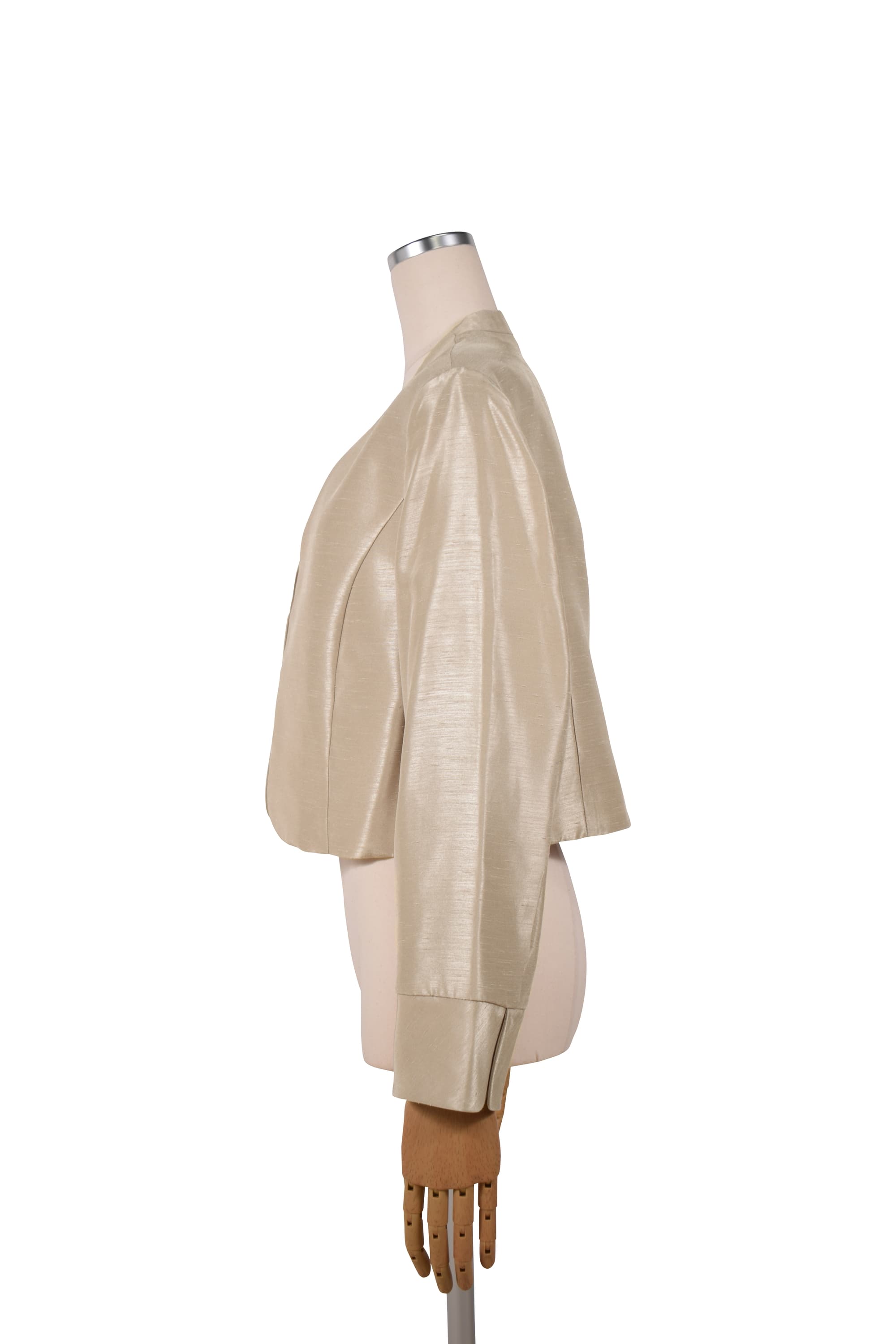 シンプル光沢シャンパンジャケット