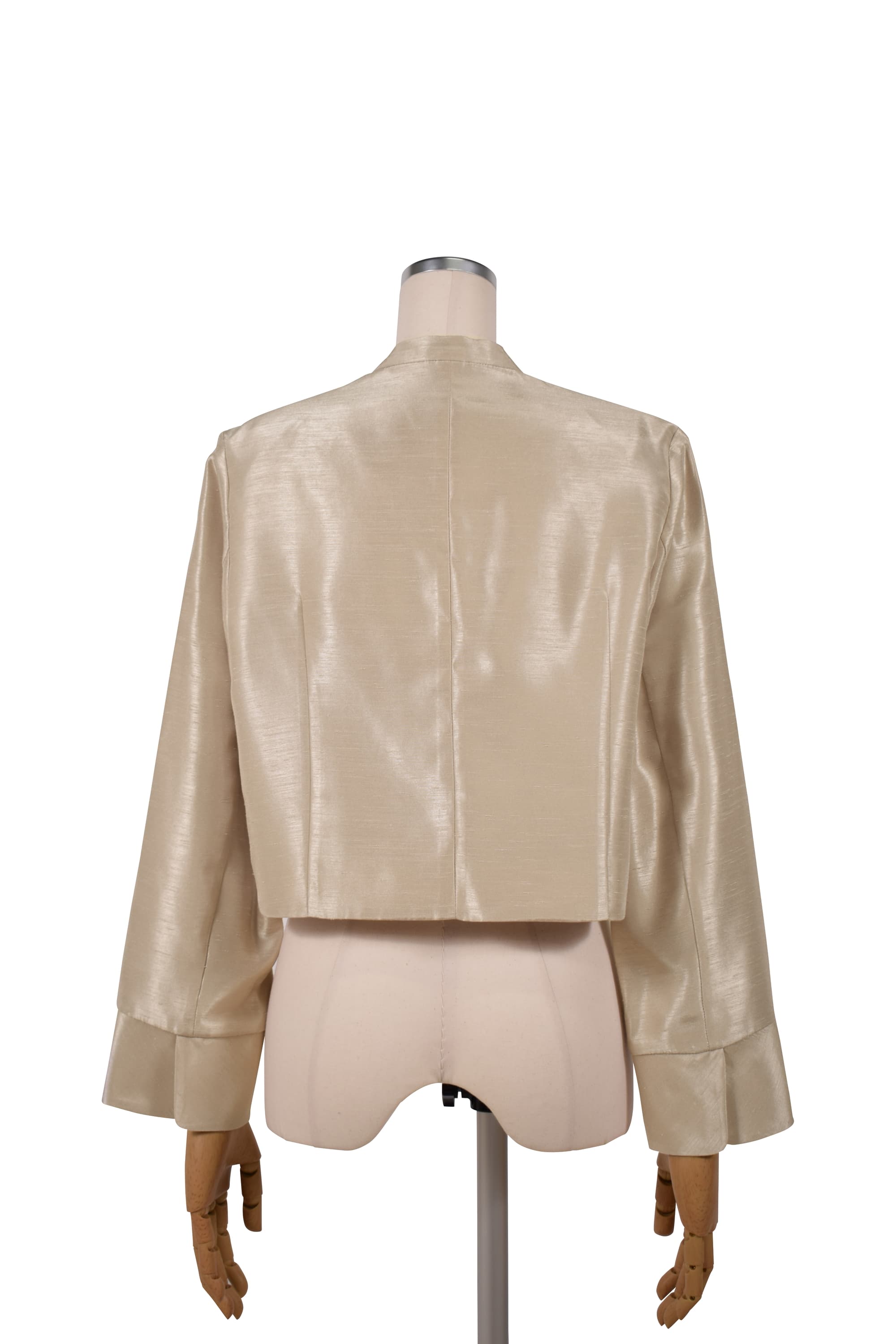 シンプル光沢シャンパンジャケット