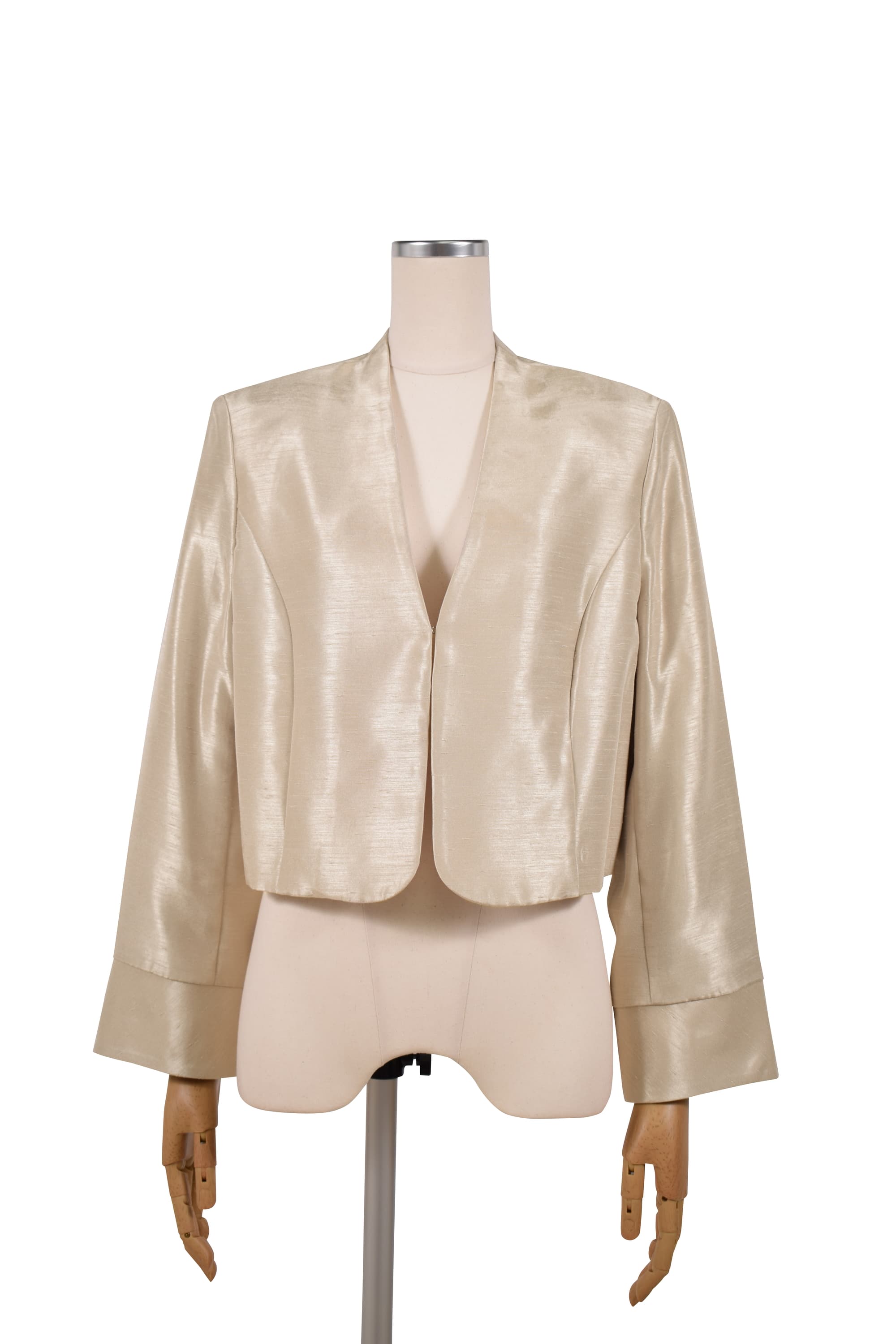 シンプル光沢シャンパンジャケット