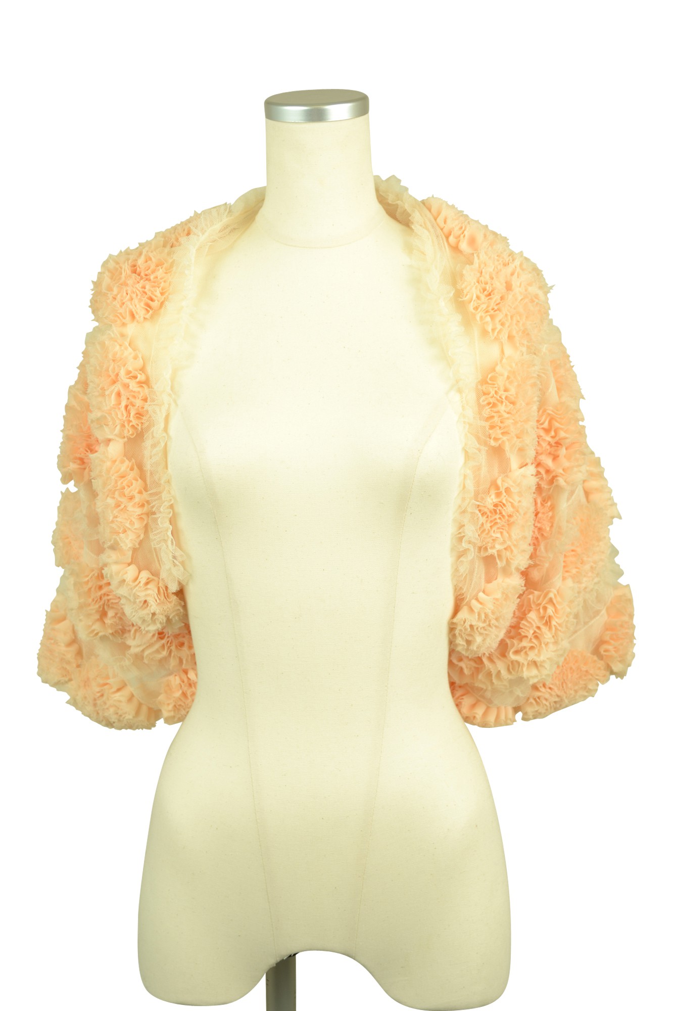 ローズモチーフアイボリーショール