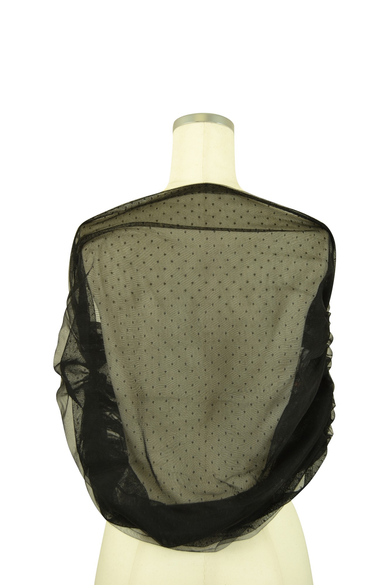 シフォンドットブラックスヌード