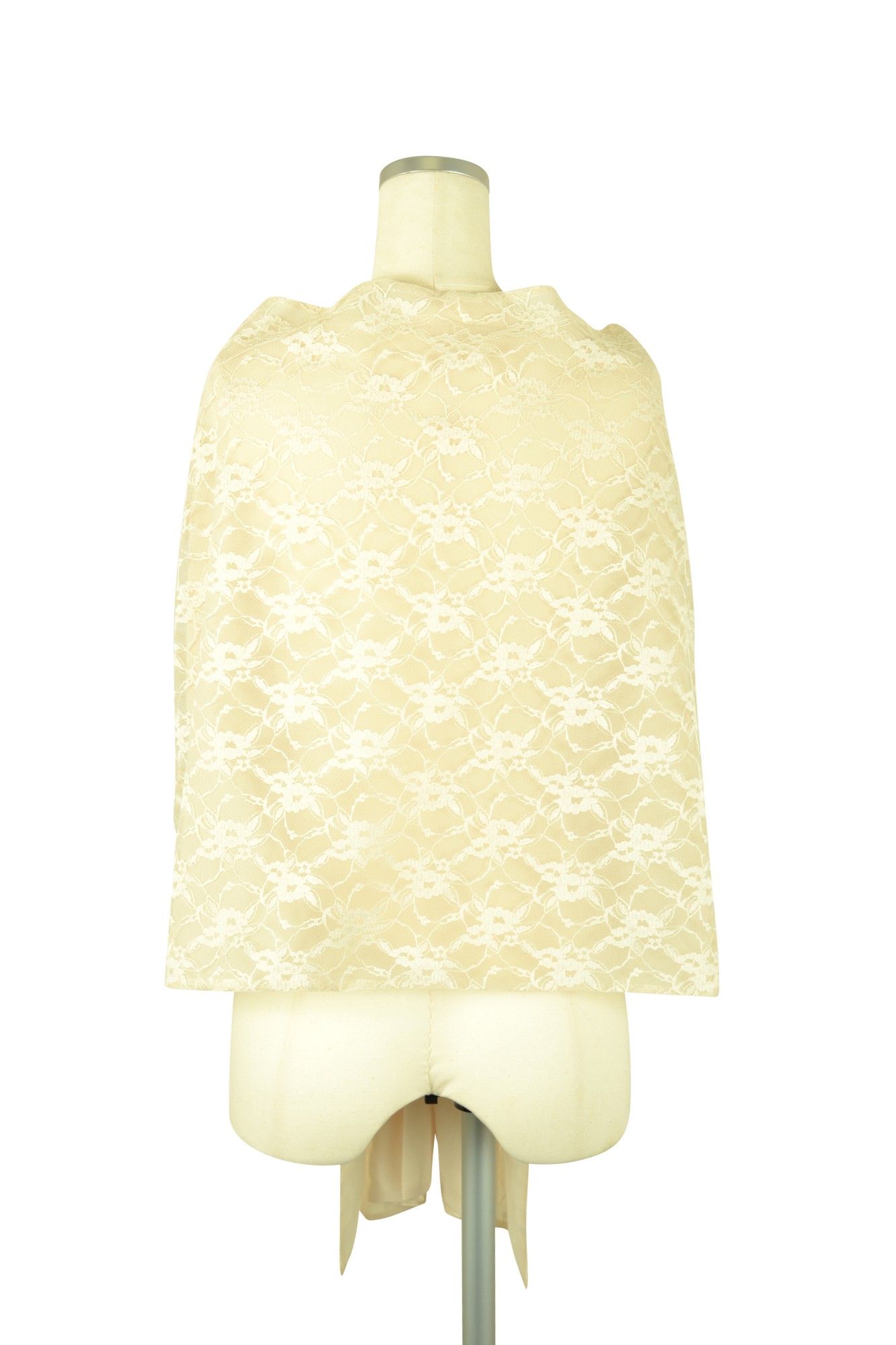 華やかアイボリーショール