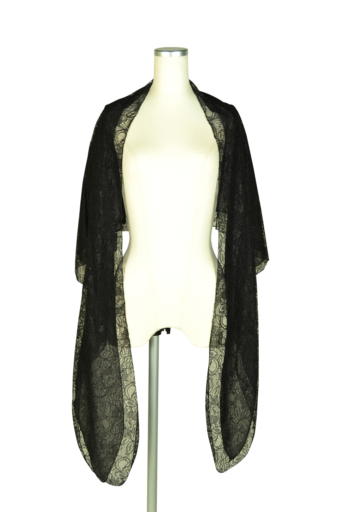 ボレロスタイルレースブラックショール