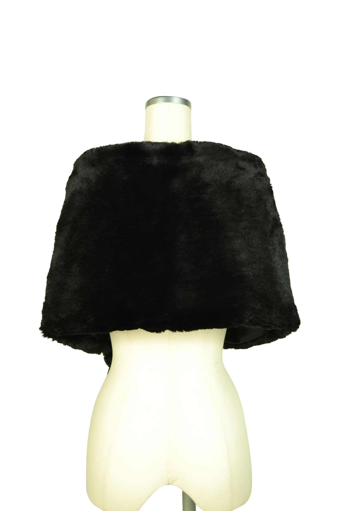 フェイクファーブラックショール