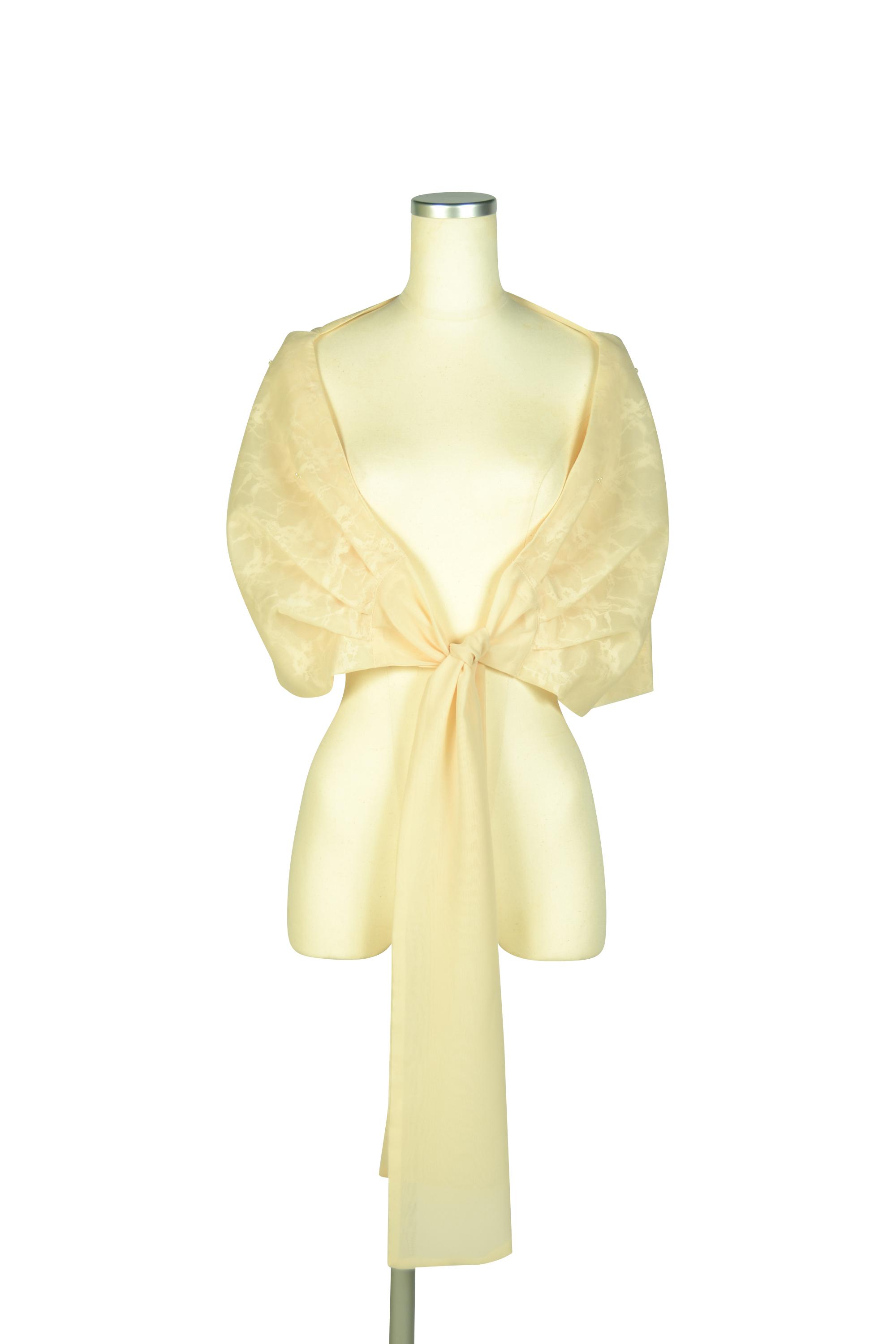 ボレロスタイルパールアイボリーショール