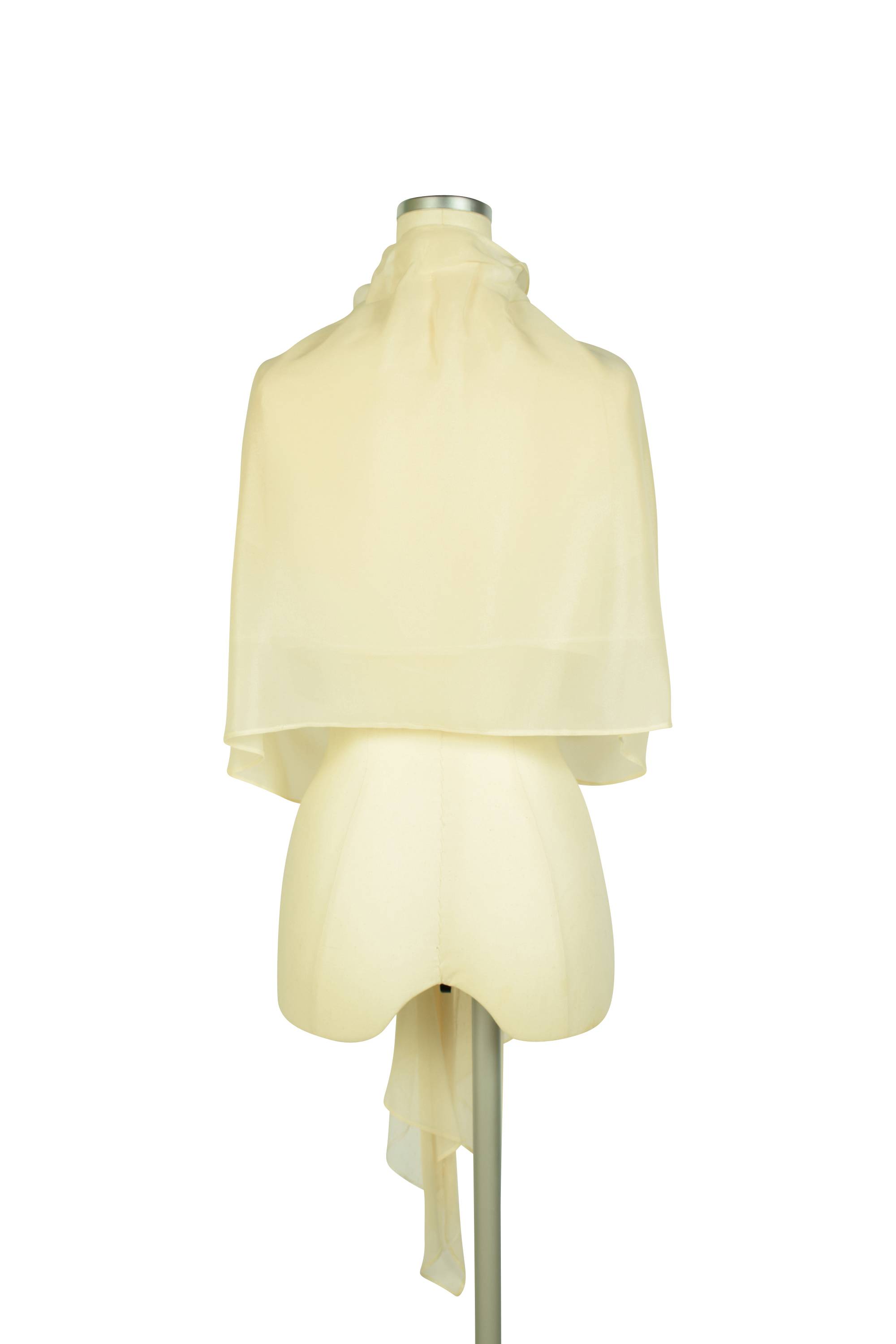 シンプルタックアイボリーショール