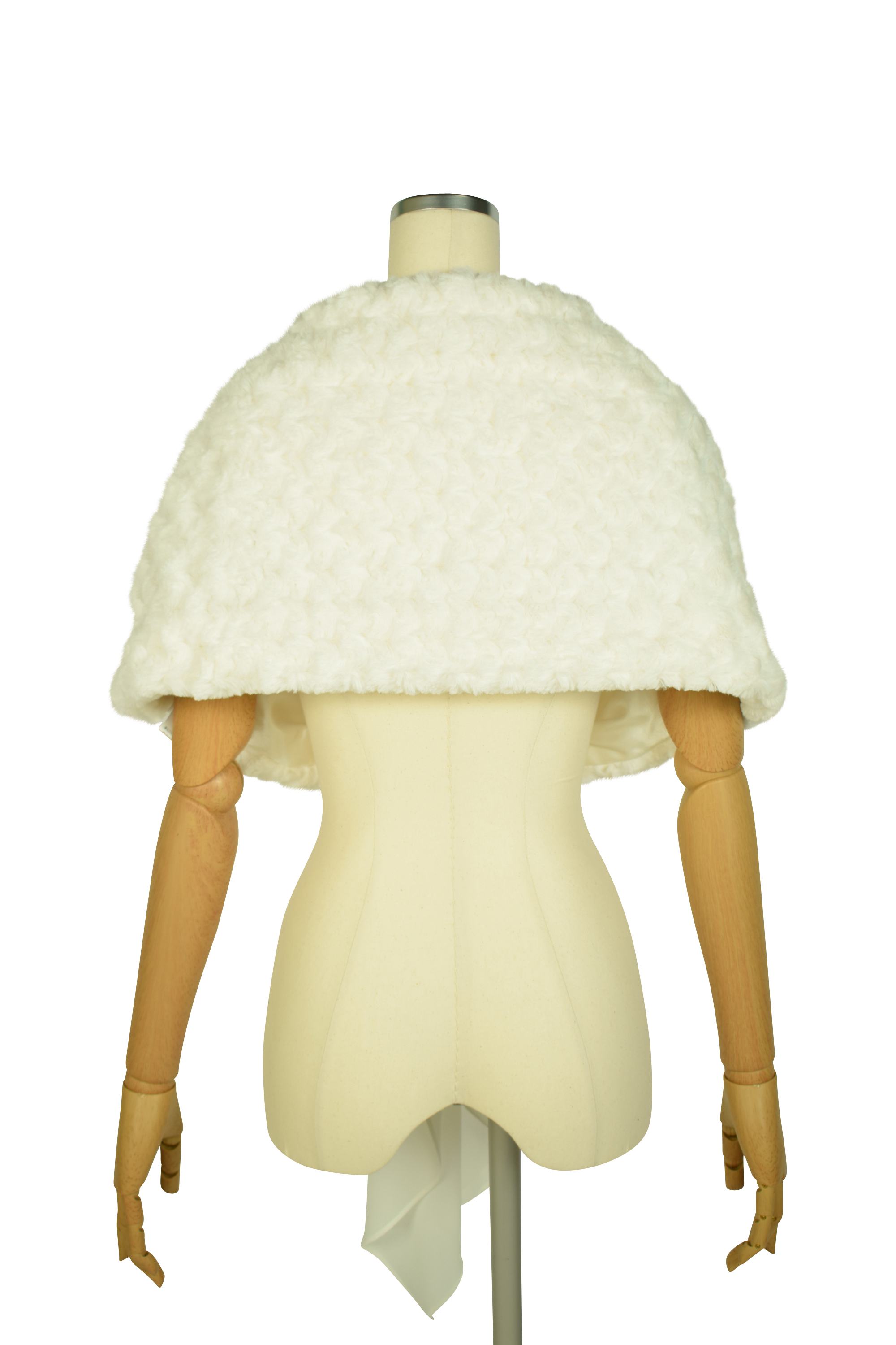 エコファーホワイトショール