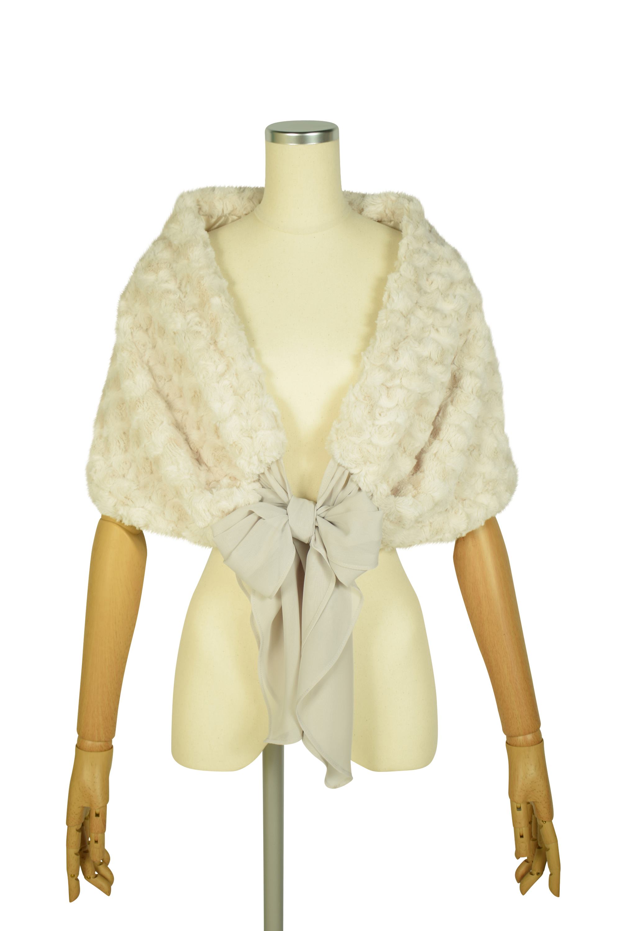 エコファーアッシュアイボリーショール