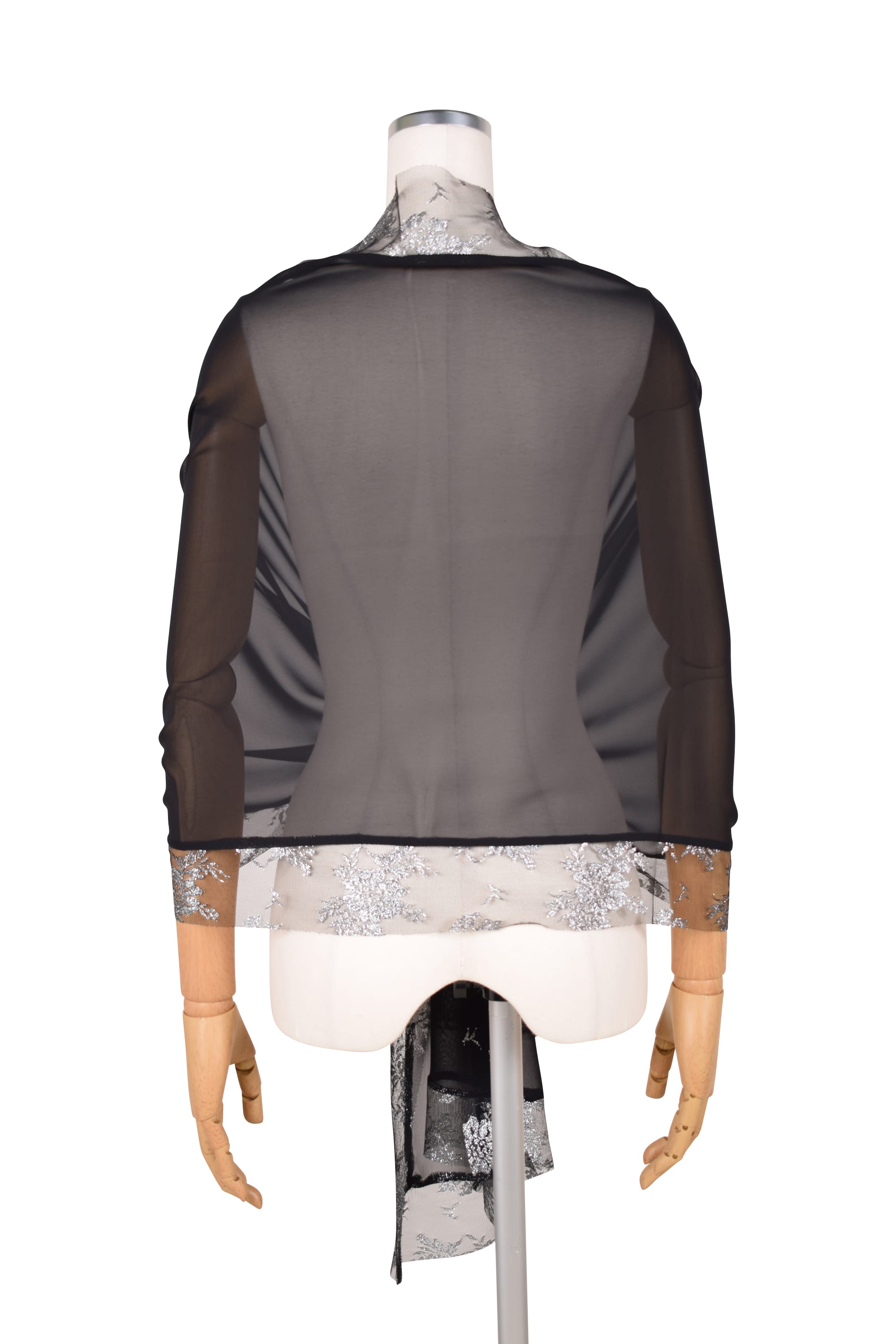 シルバーレース×ブラックショール