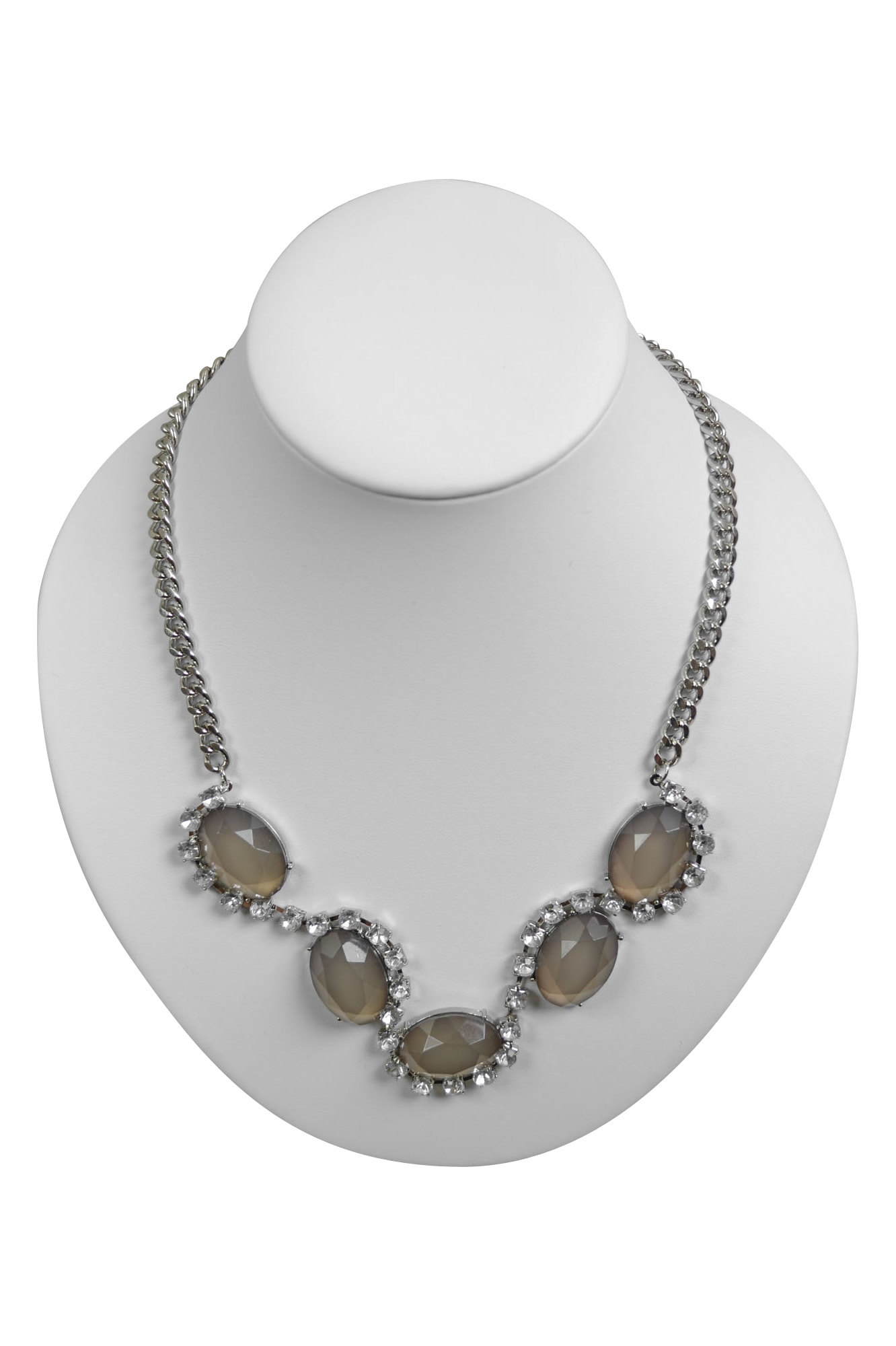 モカクリスタルネックレス