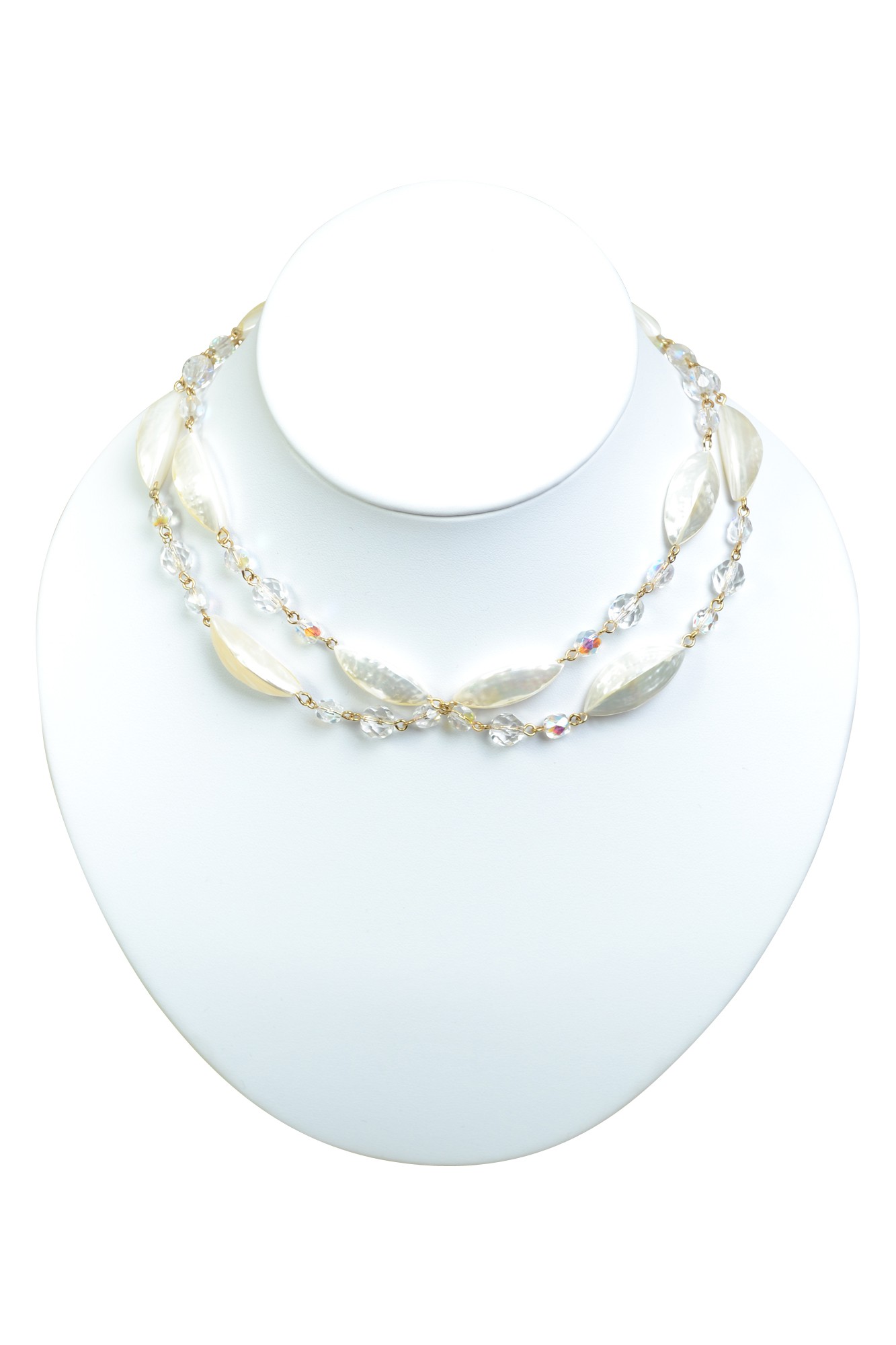 2連可シェルネックレス