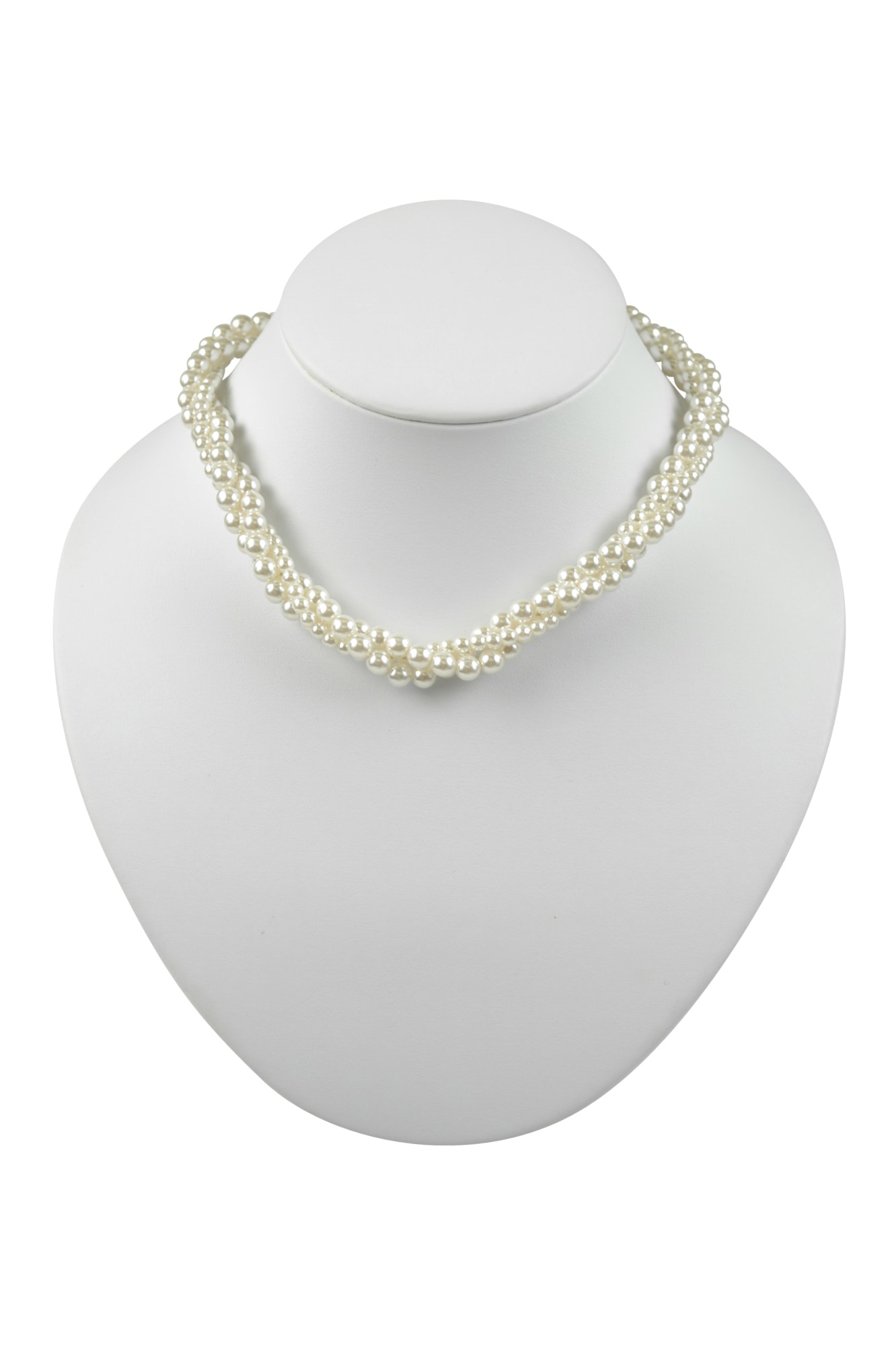 華奢ねじりパールネックレス