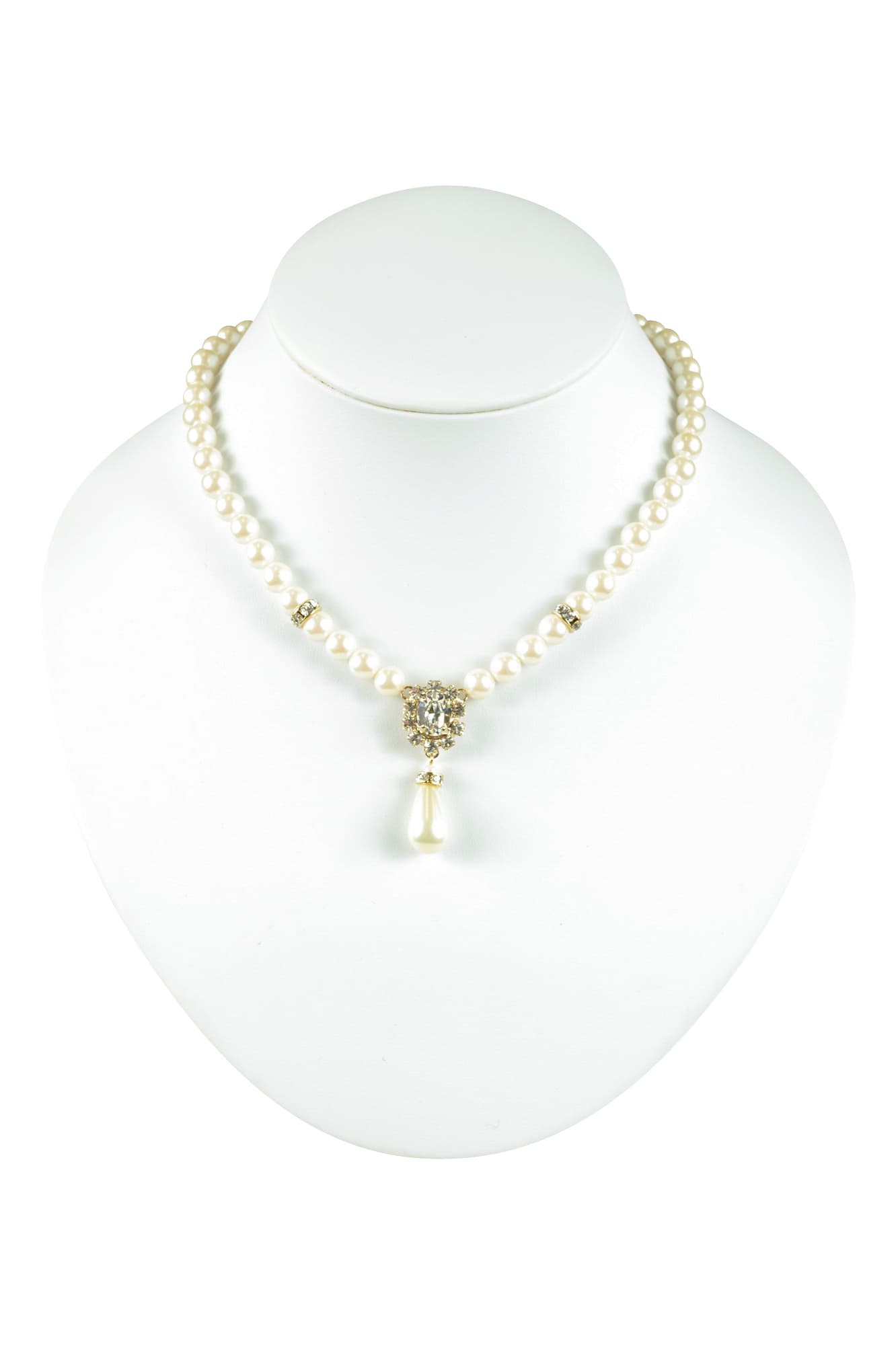 上品ティアドロップゴールドネックレス