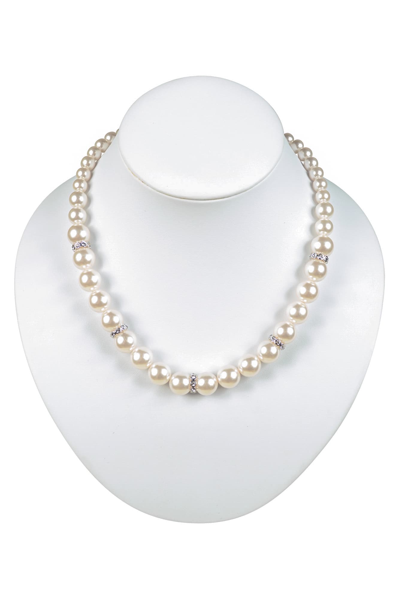 シンプルエレガントパールネックレス