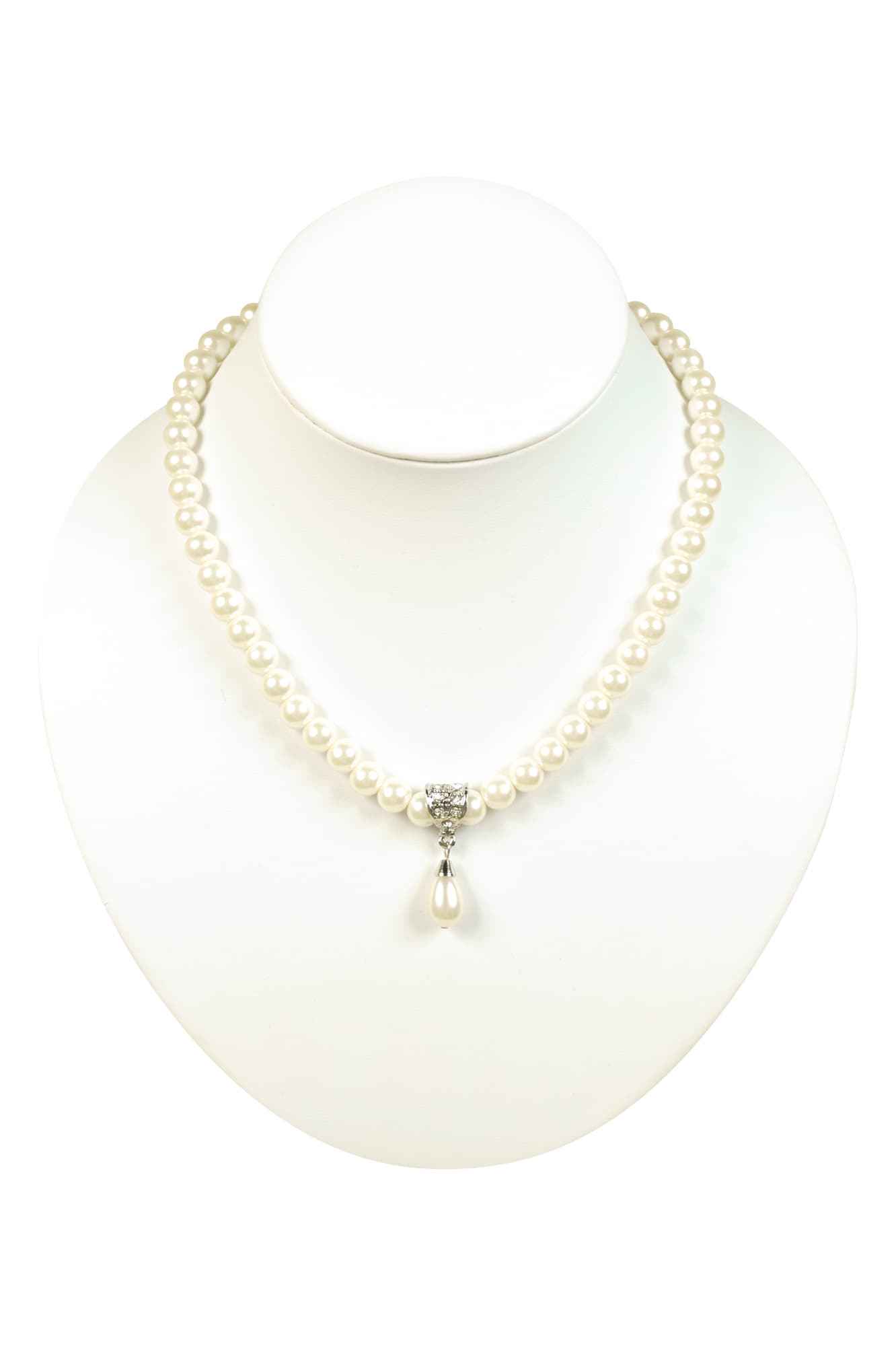 ティアドロップマダムパールネックレス
