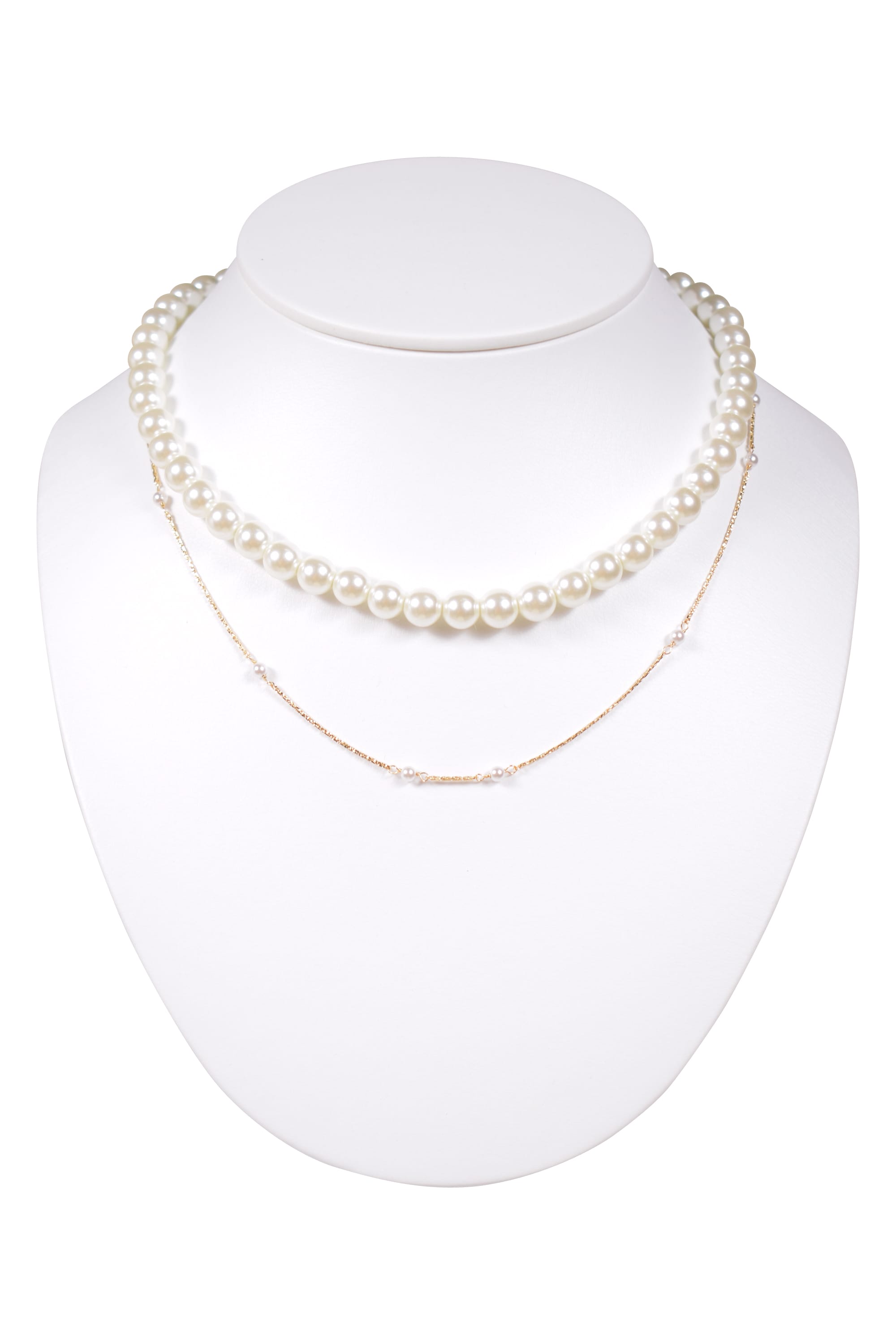 2wayショートパールネックレス