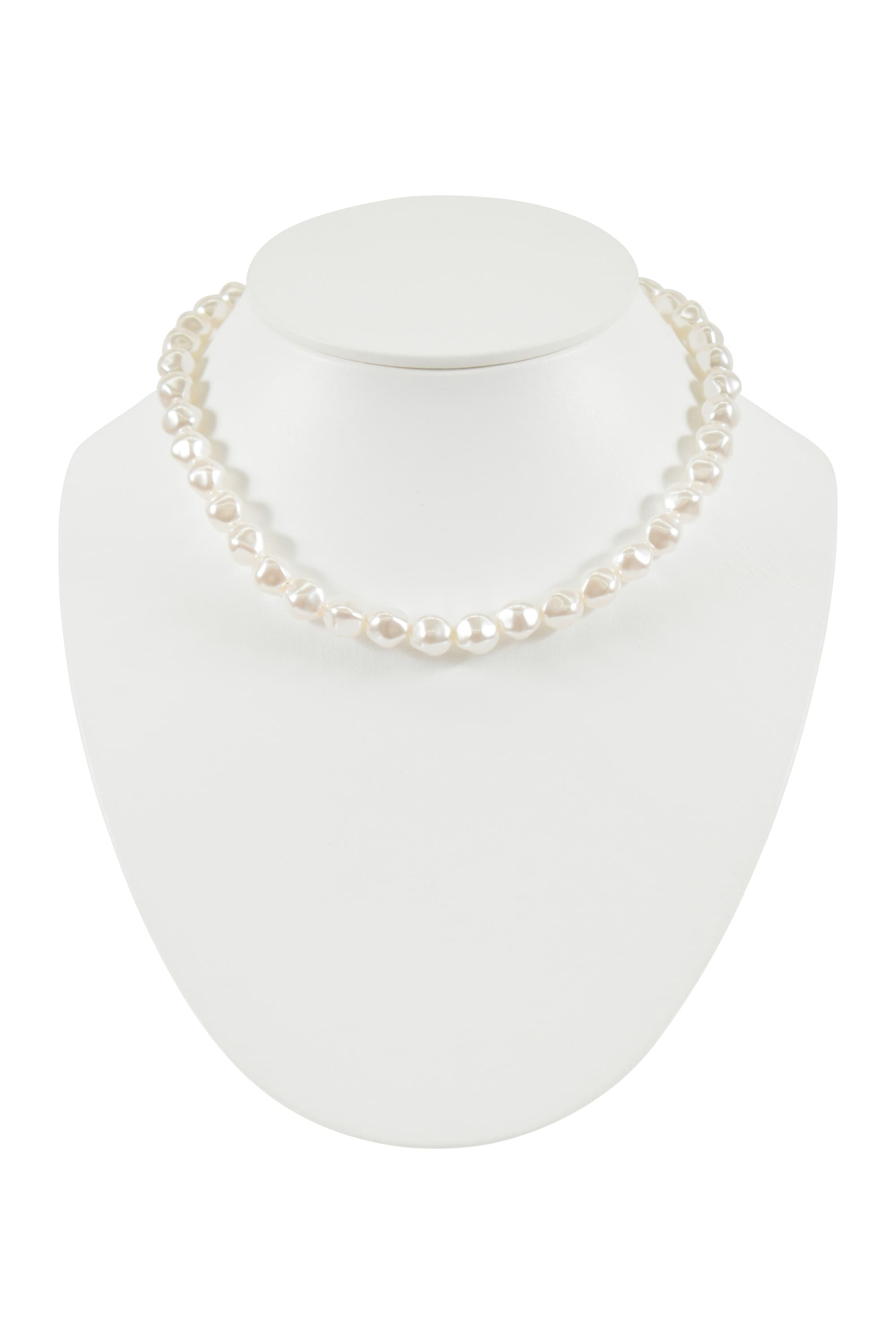 バロックパール調ゴールドネックレス