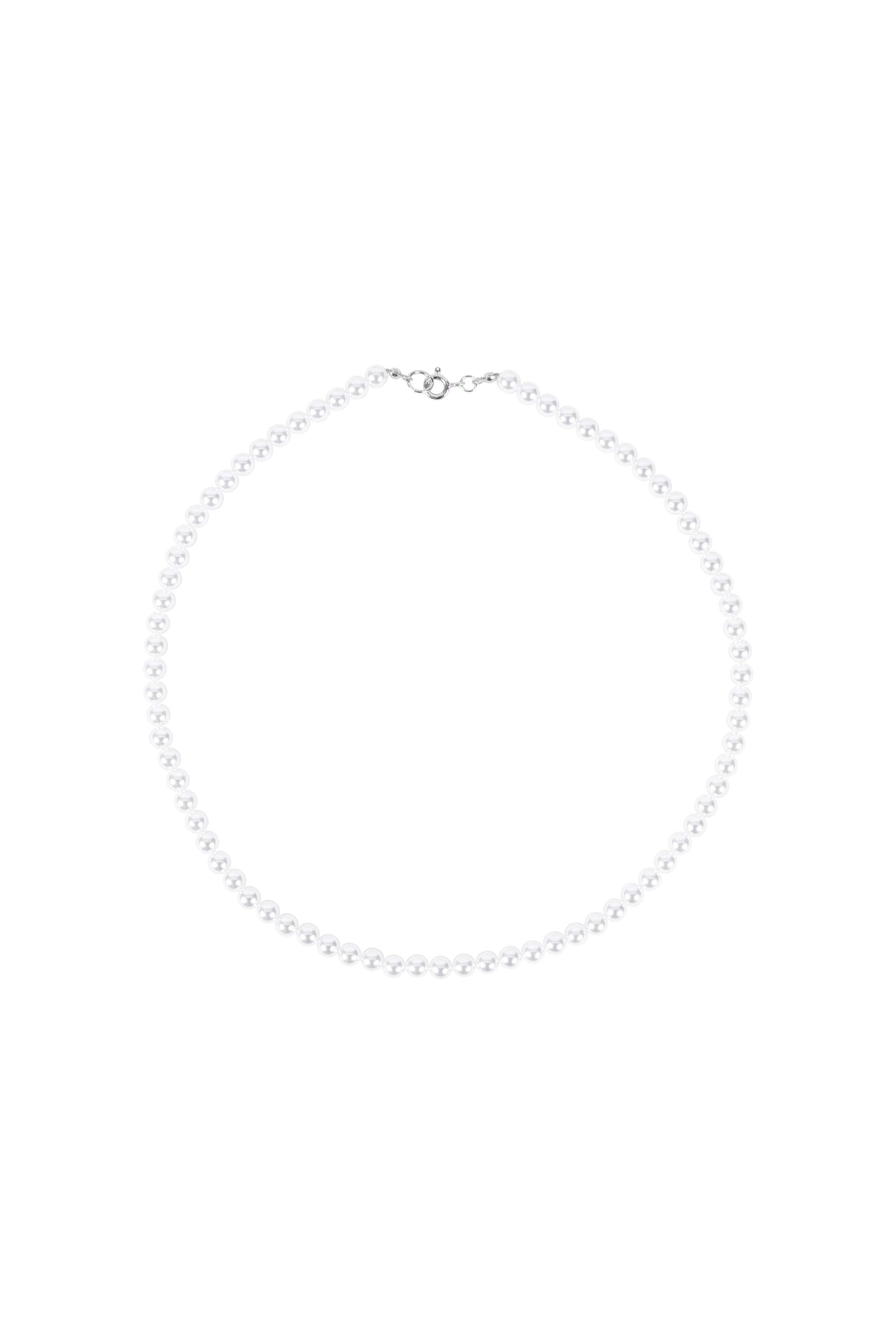 小粒パールチェーンマルチウェイシルバーネックレス