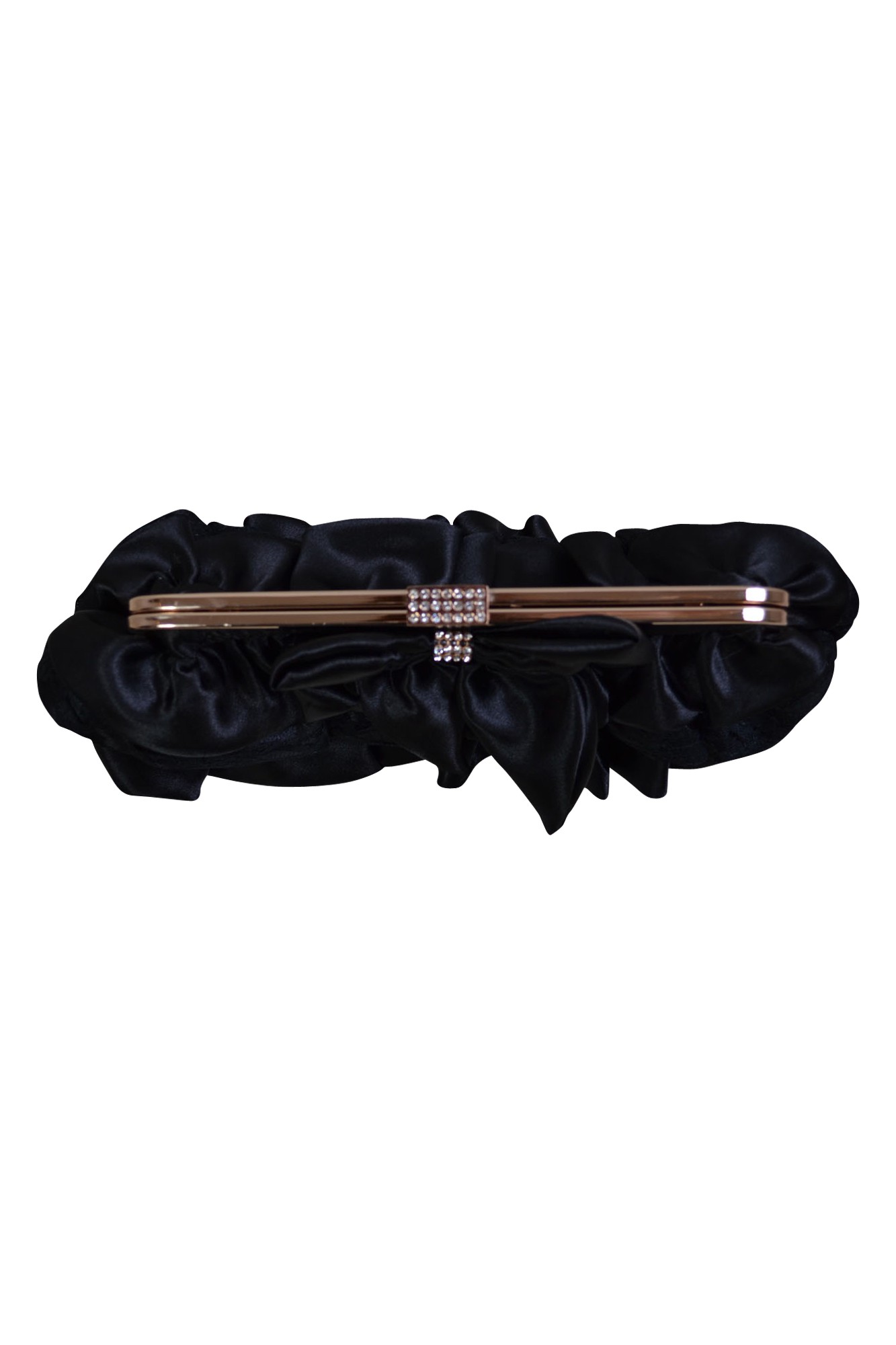 ブラックリボンモチーフバッグ