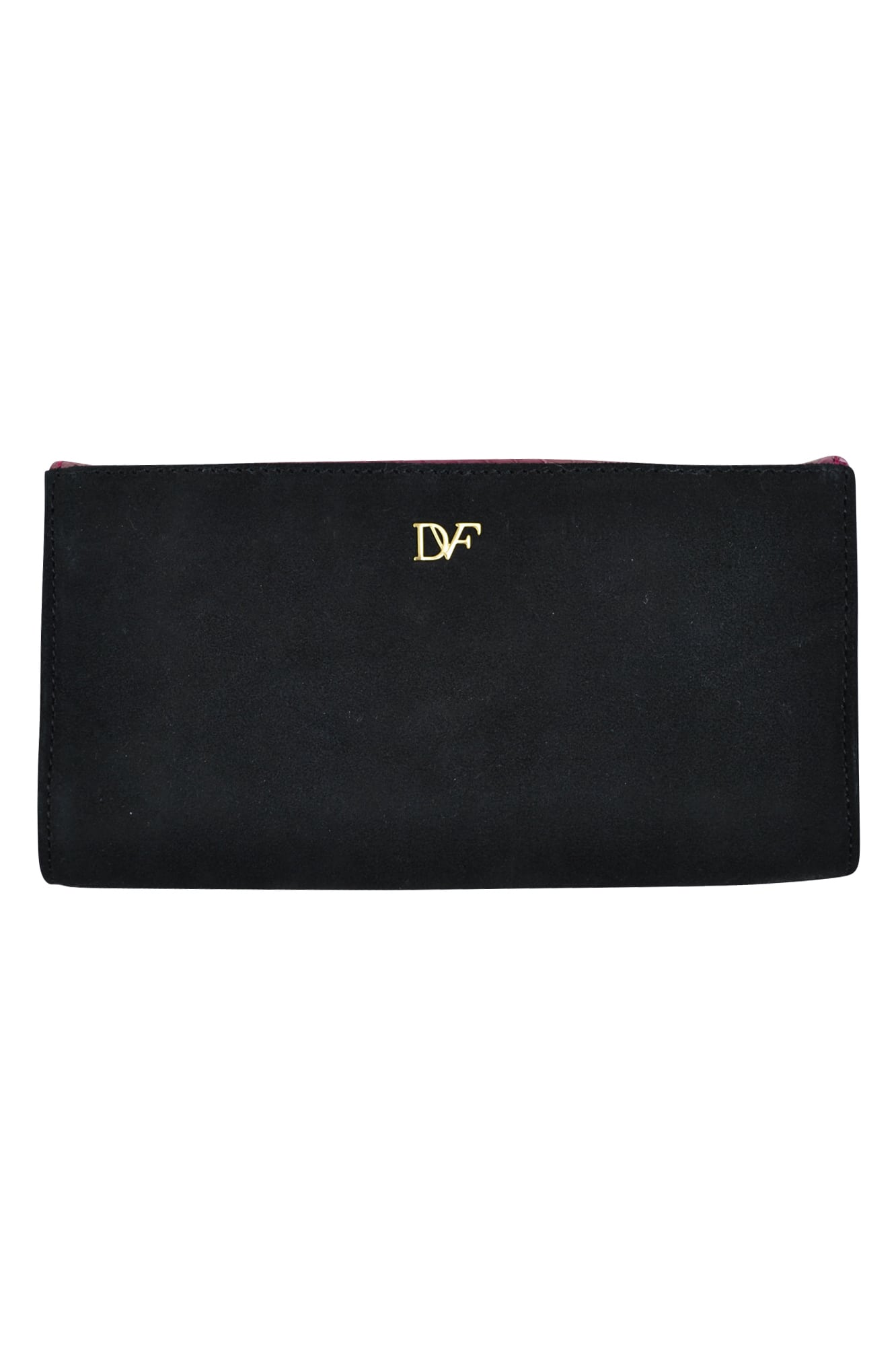 パープルレザーミニクラッチ