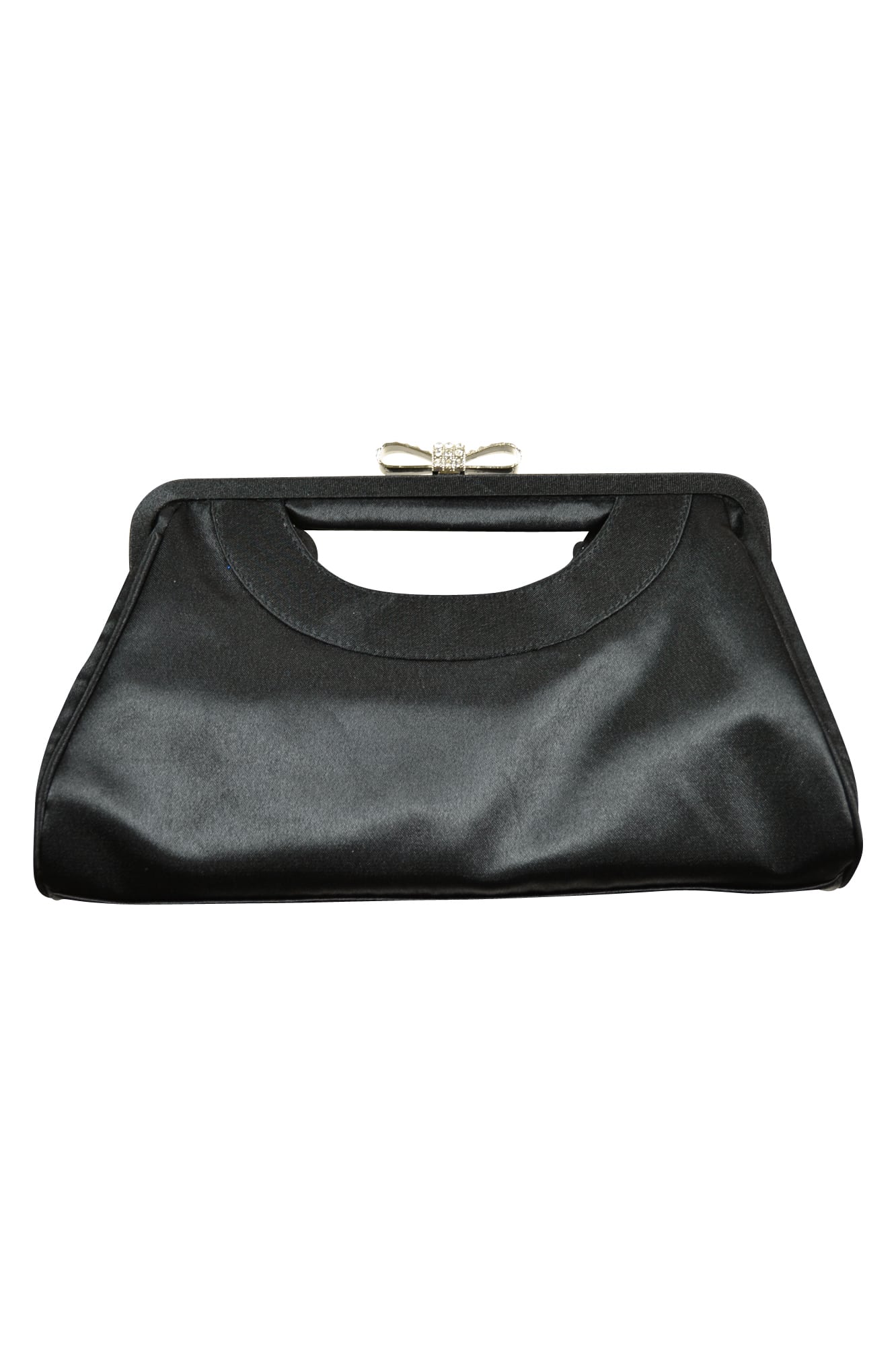 3Dフラワーブラックバッグ