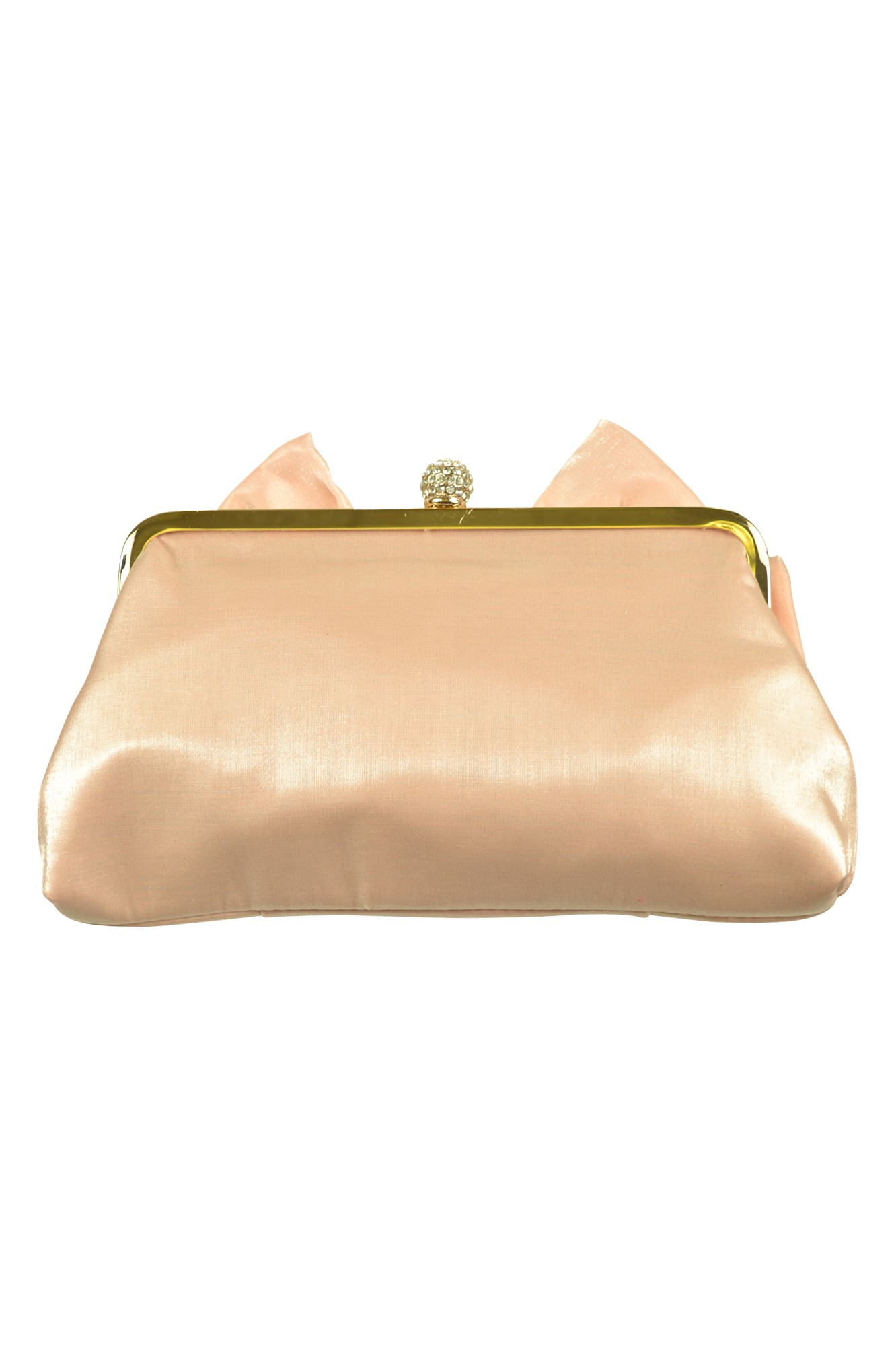 シャンタンピンクリボンバッグ