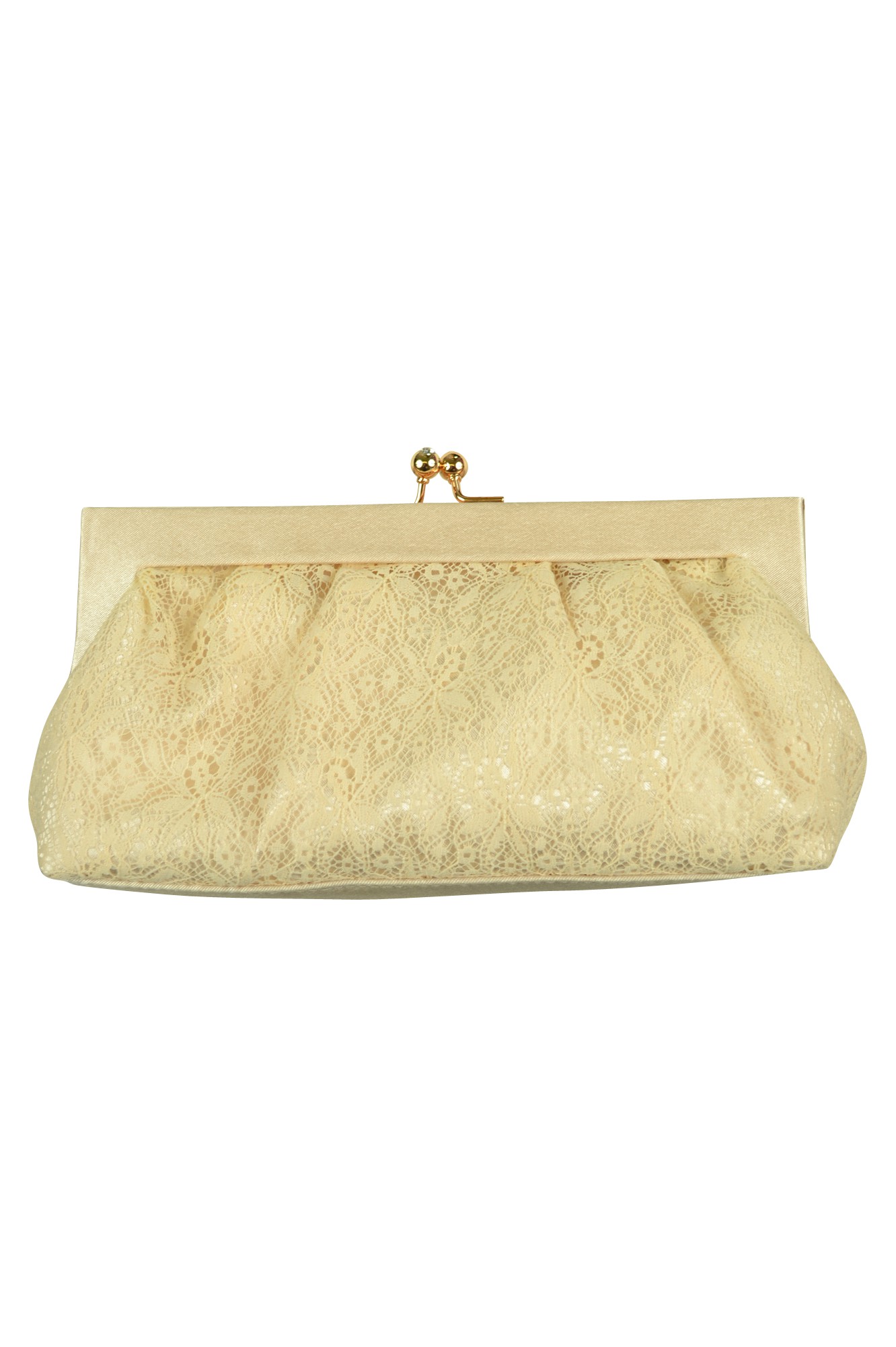 アイボリーレースバッグ