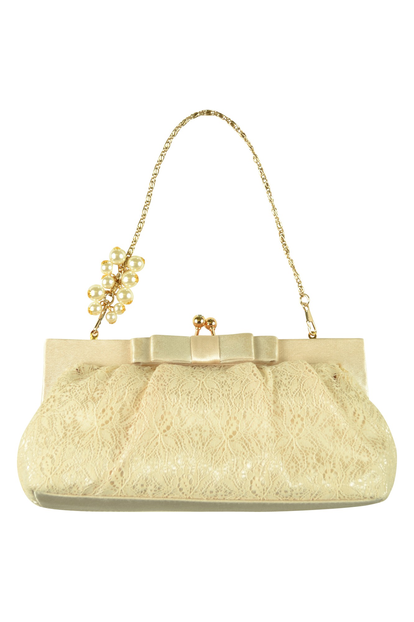 アイボリーレースバッグ