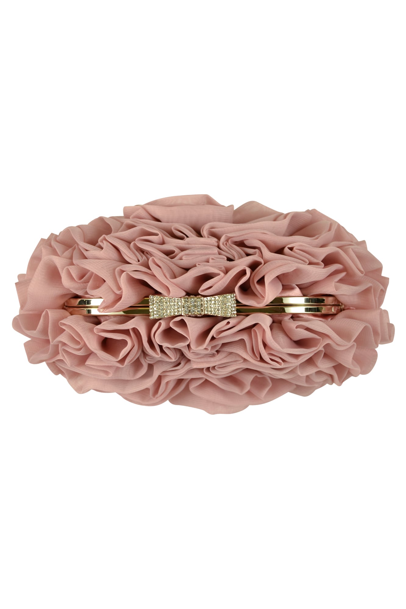 ぷっくりピンクローズバッグ