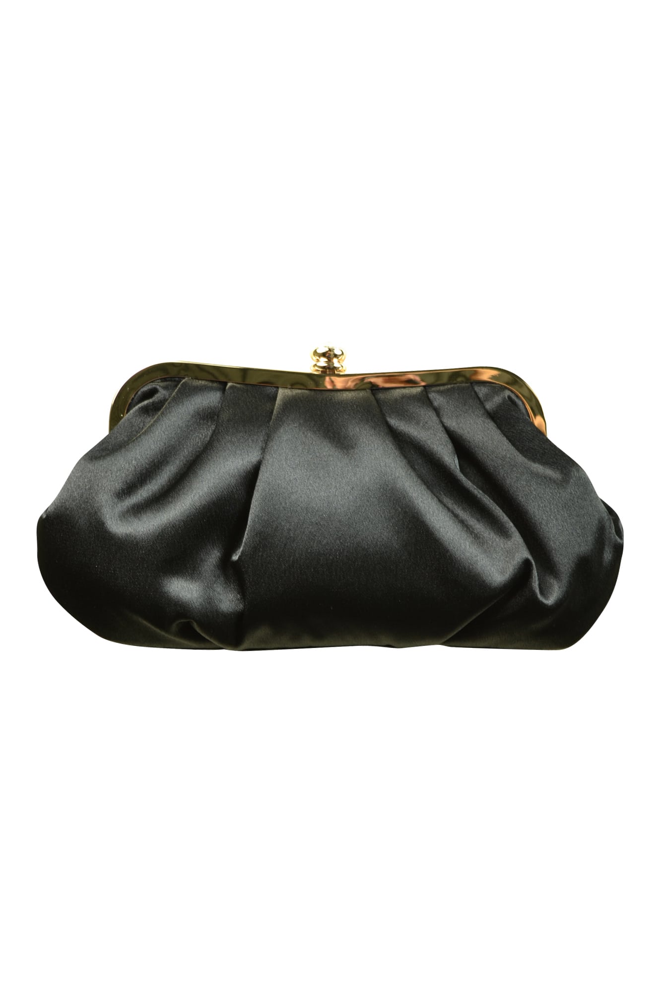 エレガントパールビジュブラックバッグ