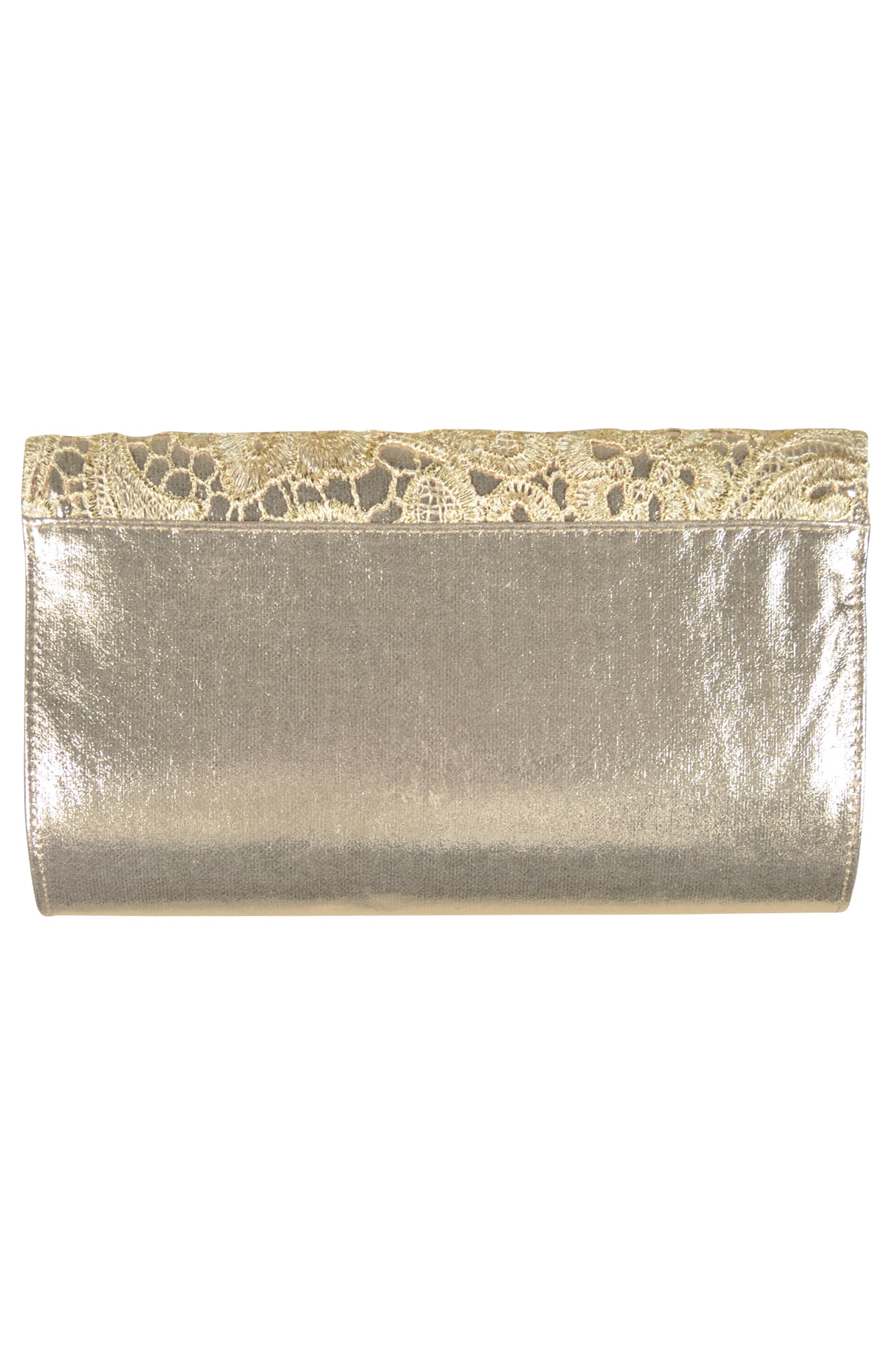 シャンパンゴールドレースクラッチ