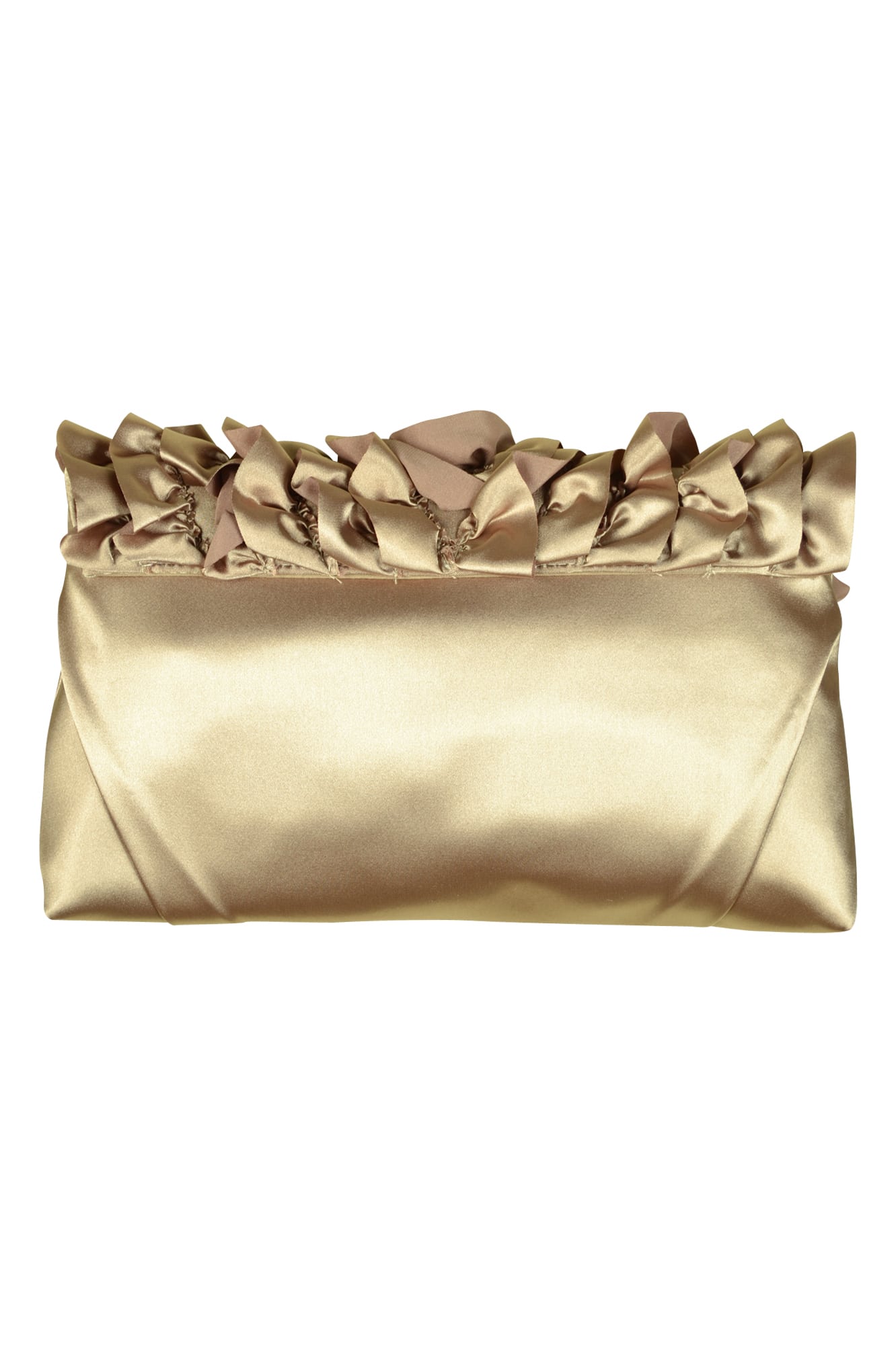 ローズフリルモカクラッチ