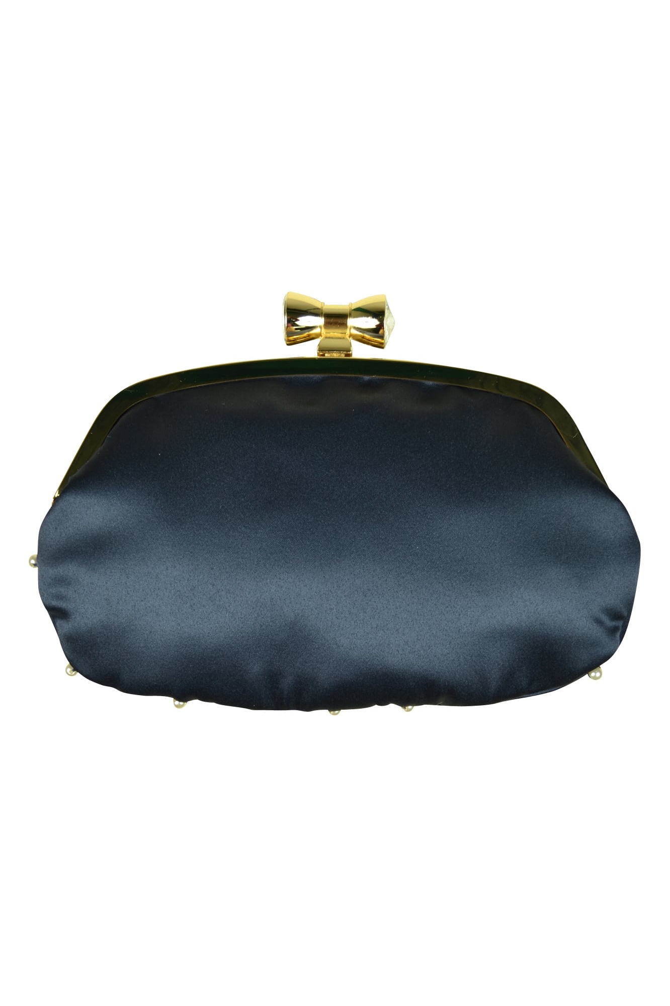 ドットパールネイビーバッグ