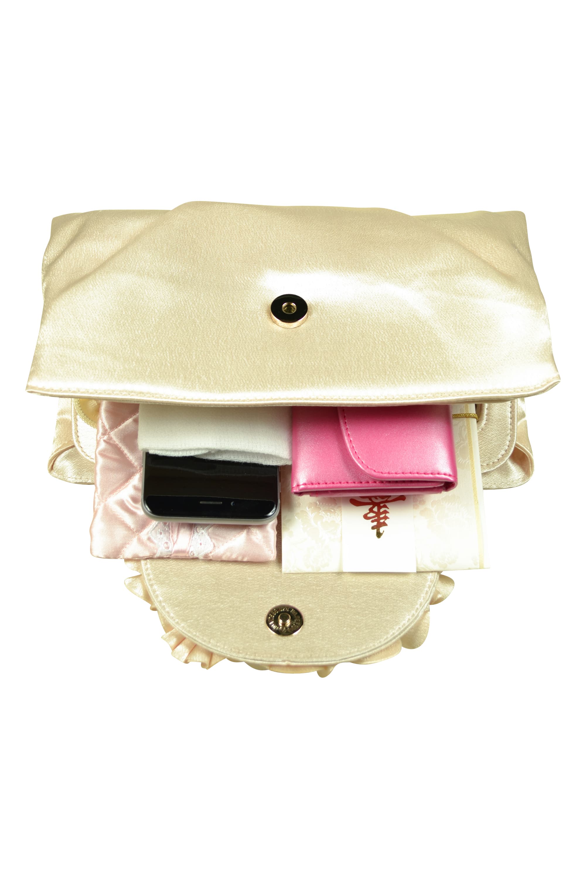 センターフラワーシャンパンバッグ