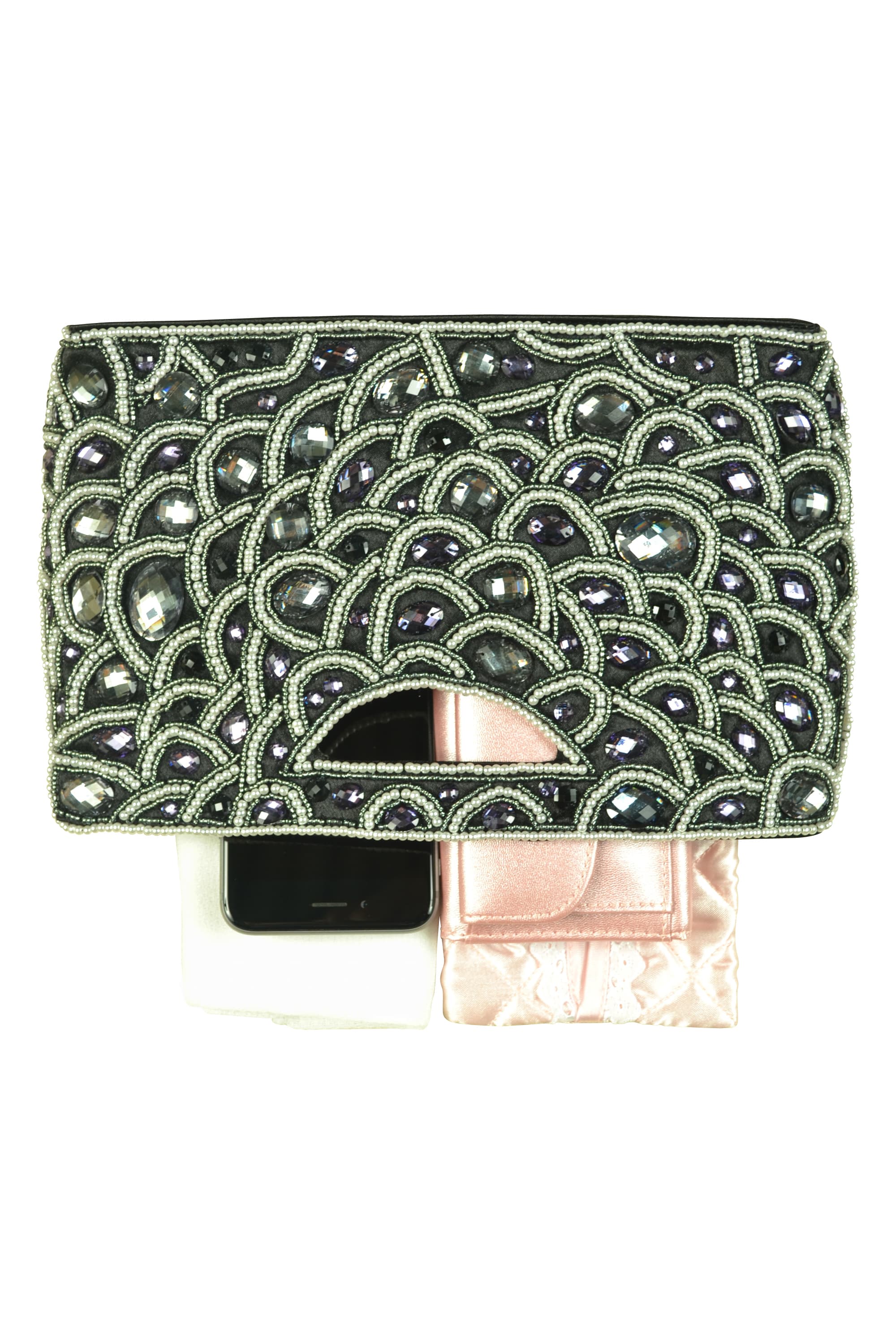 マーメイドビジュブラックバッグ