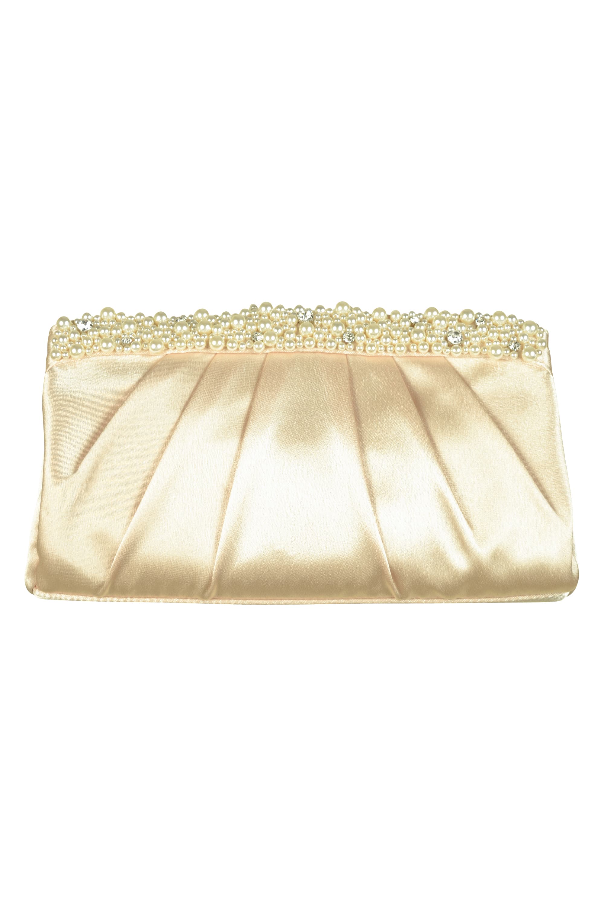 長方形タック入りシャンパンバッグ