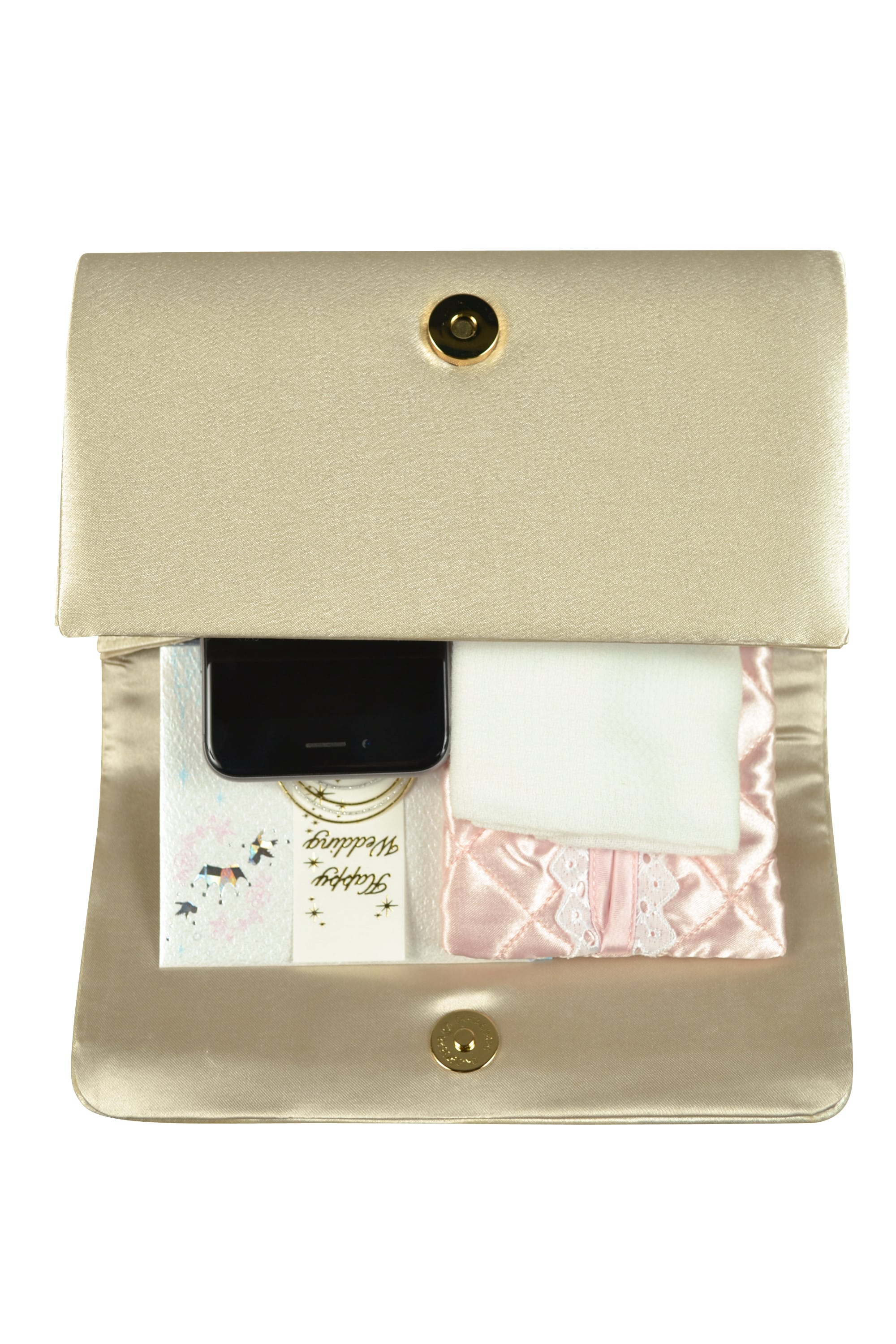 カラフルビジュスクエアシャンパンバッグ