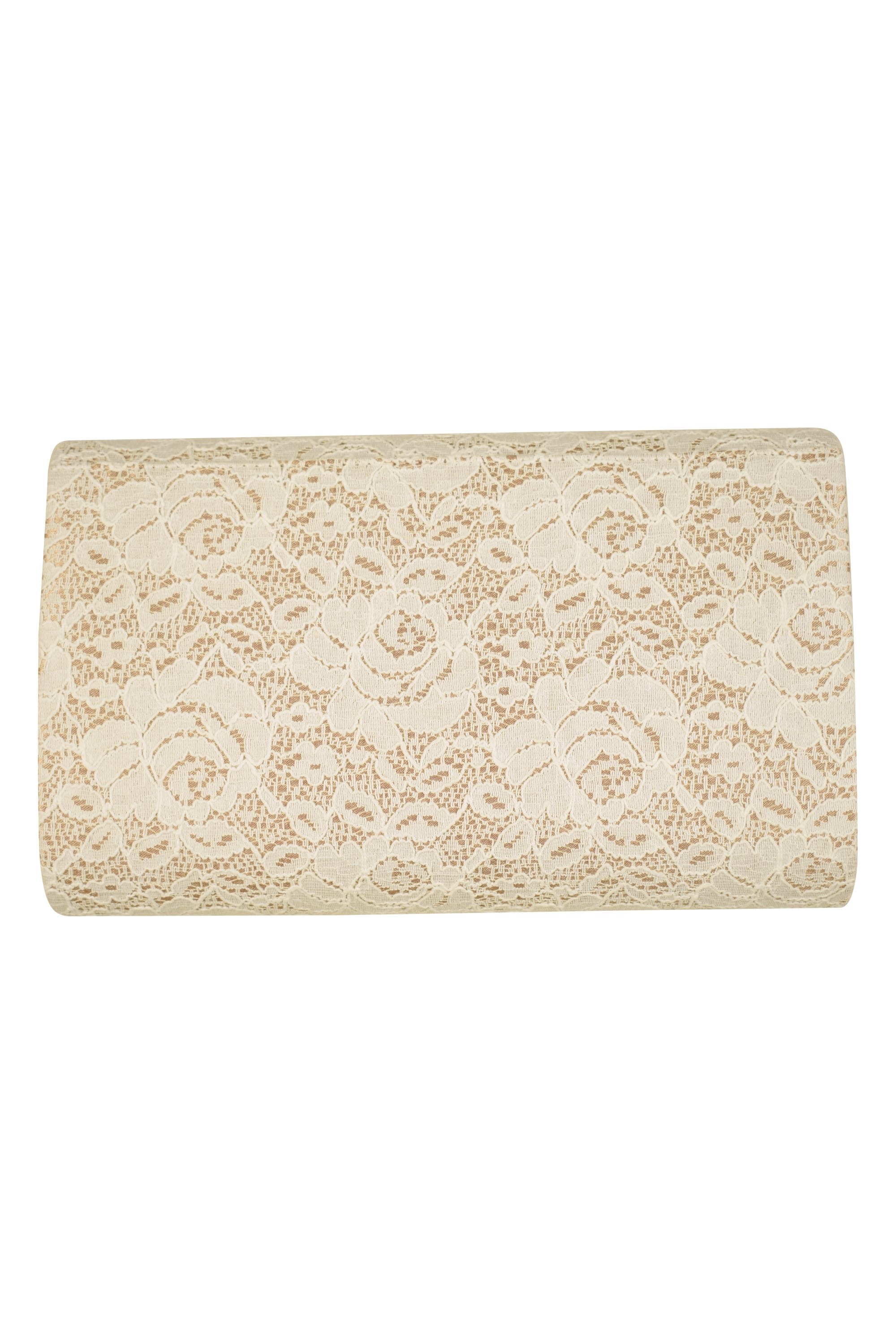 フラワーレースアイボリーバッグ