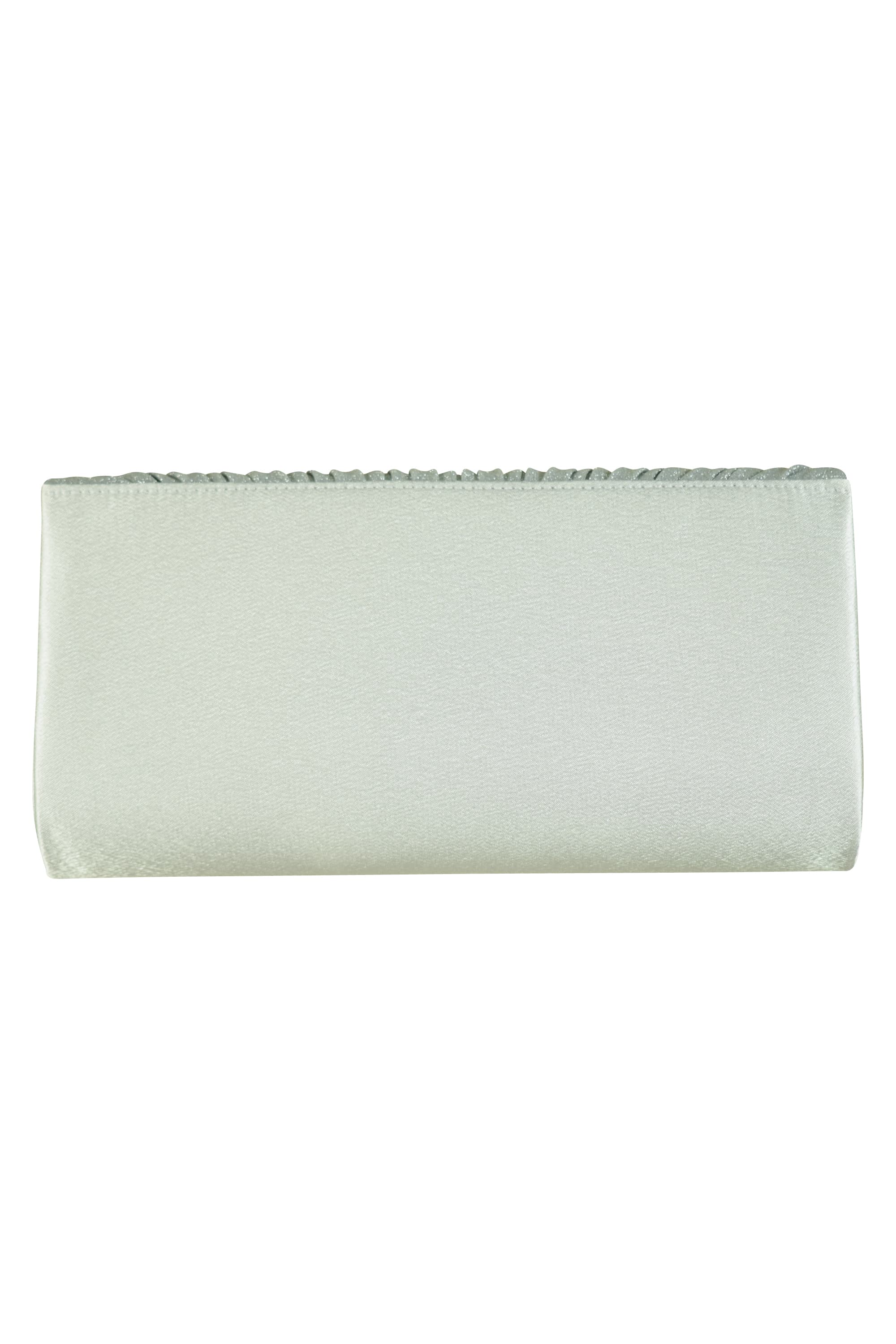 ラメプリーツシルバーバッグ