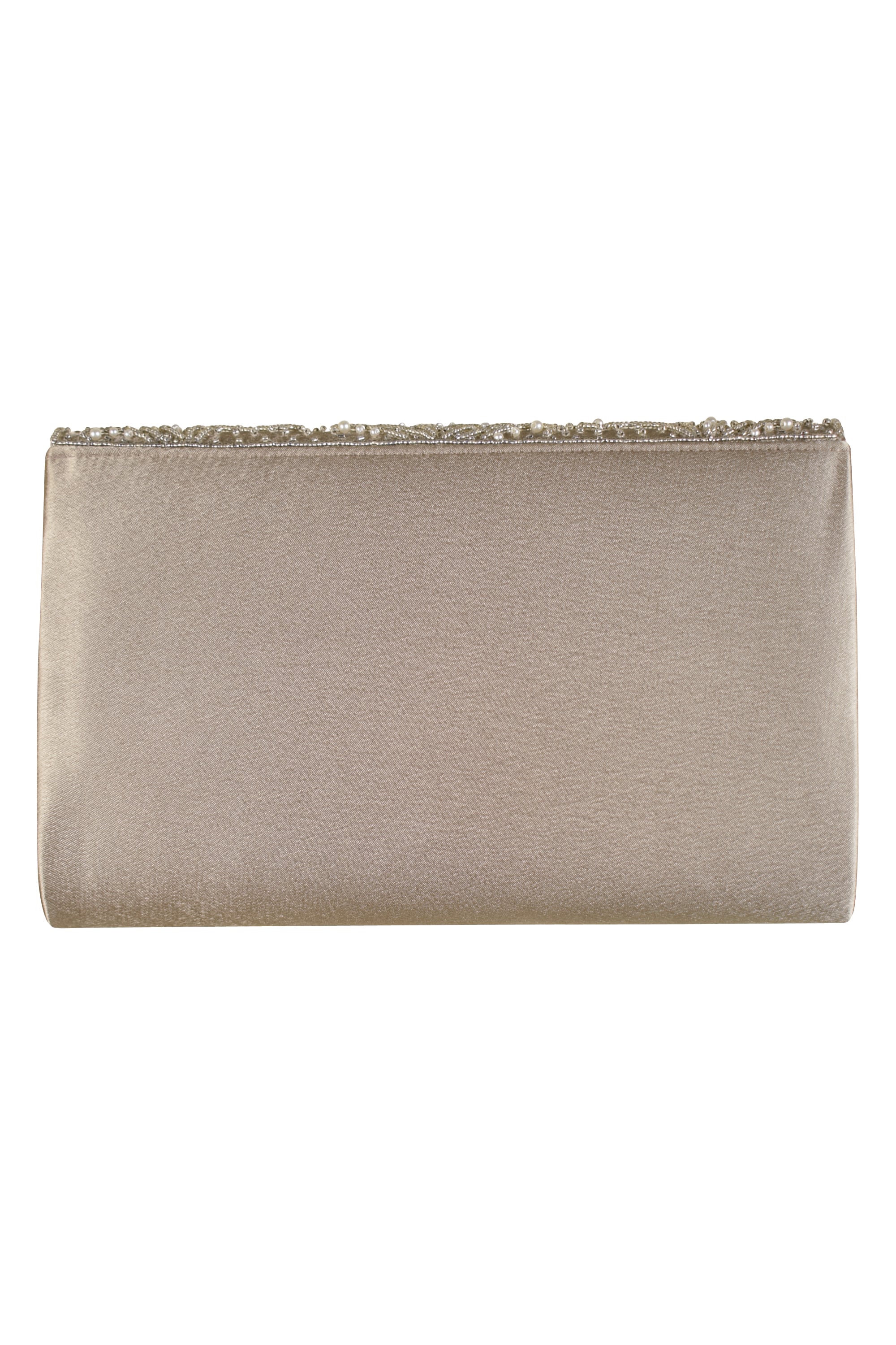 パール&ビーズモカベージュバッグ