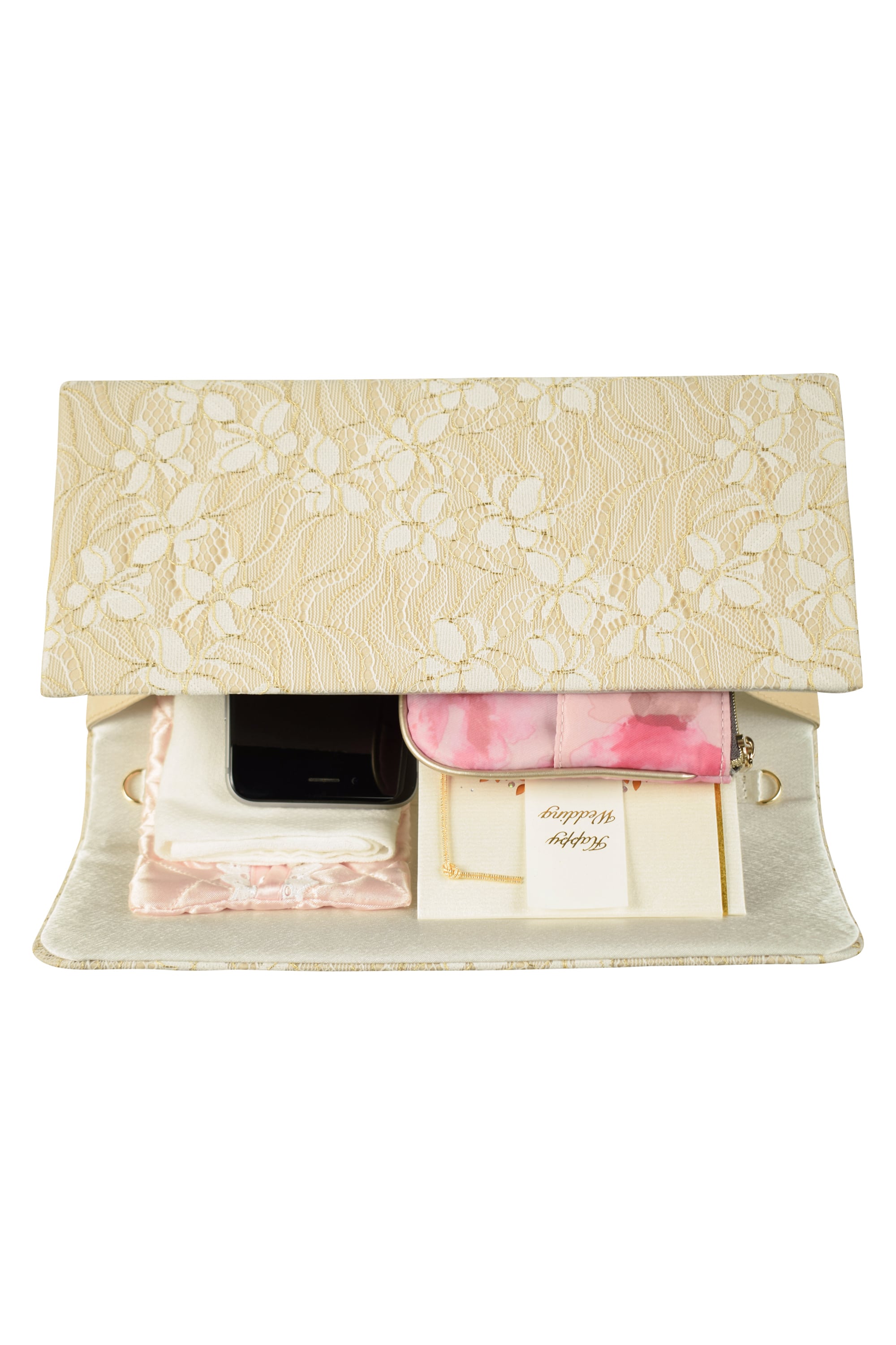 フラワーレースシャンパンバッグ