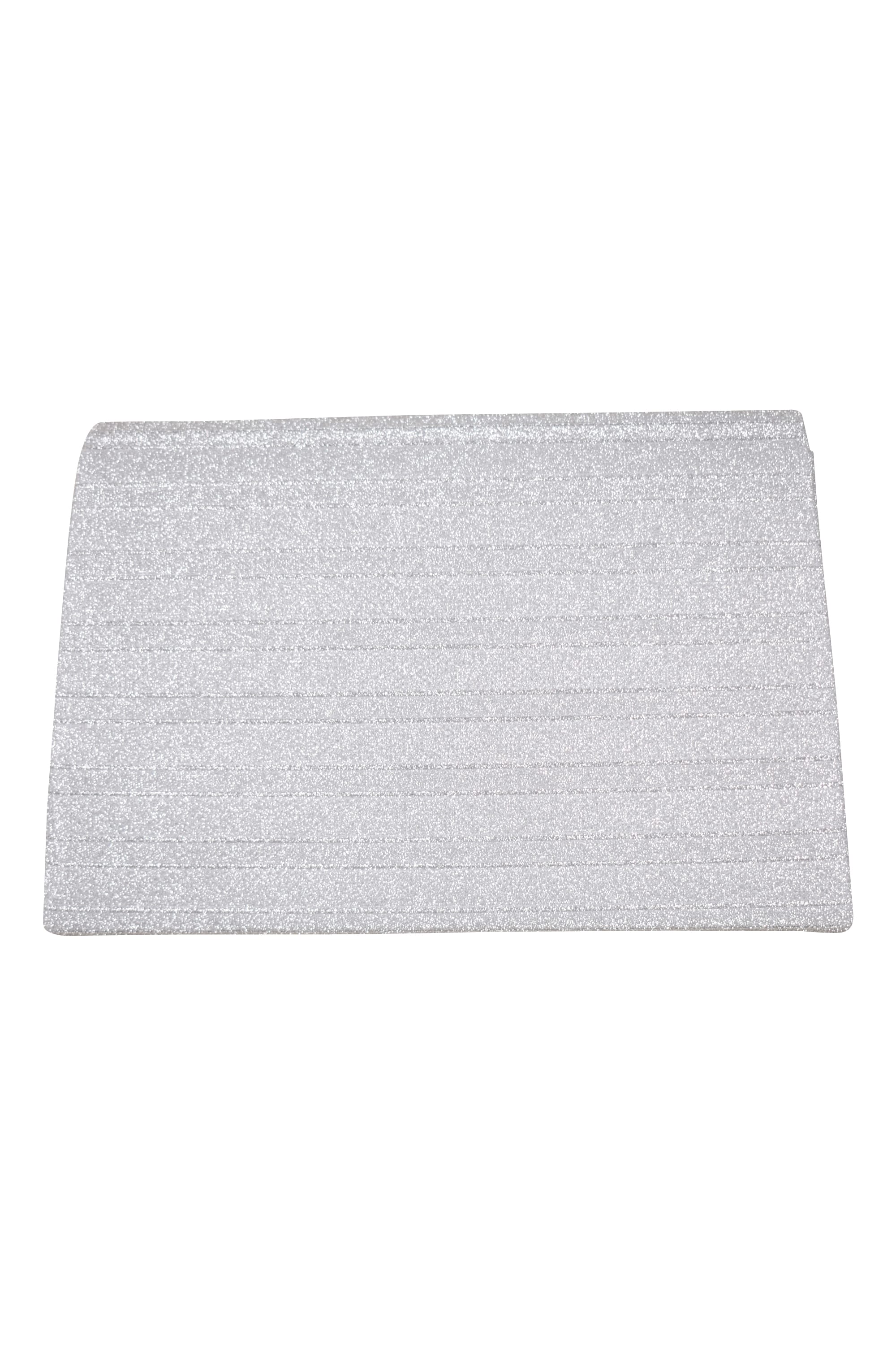 レター型ラメシルバーバッグ