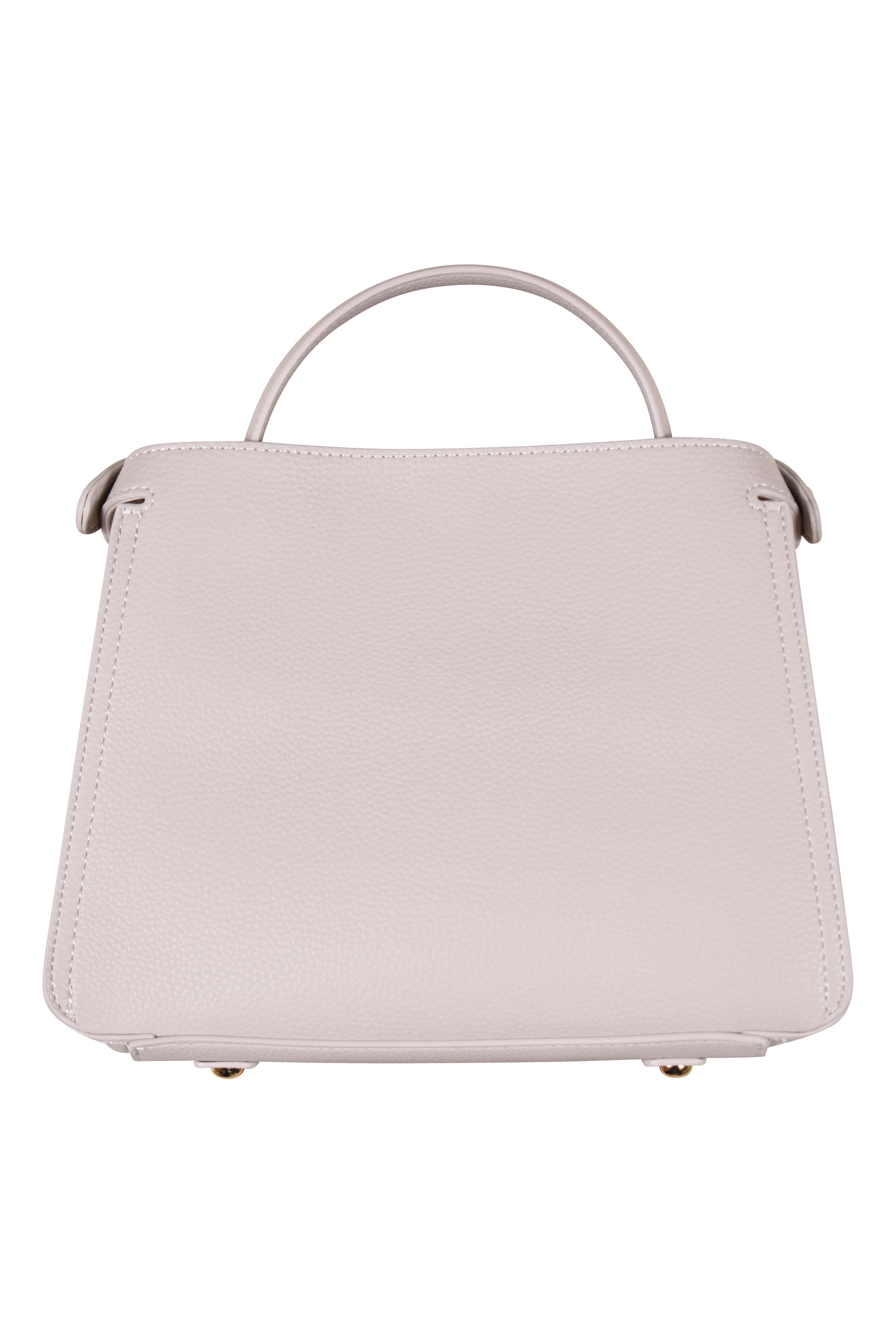 トラペジウム型ライトベージュバッグ