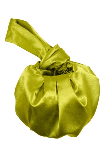 ワンハンドルたまご型グリーンバッグ